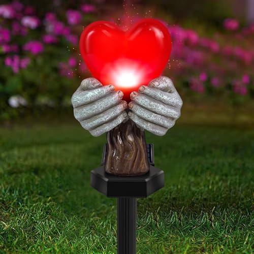 Solar Red Heart Statue