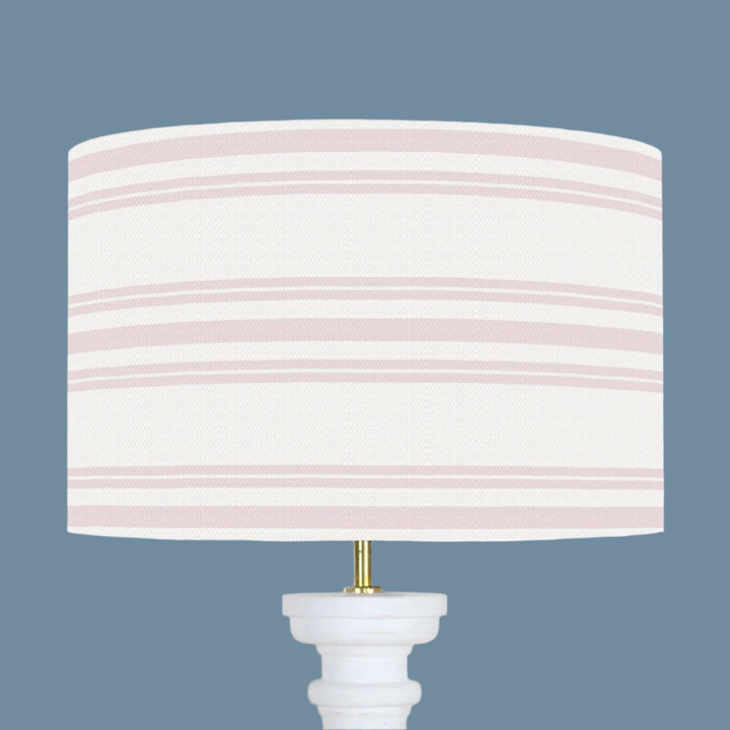 Dorset Stripe Linen Lampshade - Elegant Handmade Fabric Lamp Shade for Bedroom, Living Room & Nursery Decor - Perfect for Table Lamps, Floor Lamps & Pendant Lighting