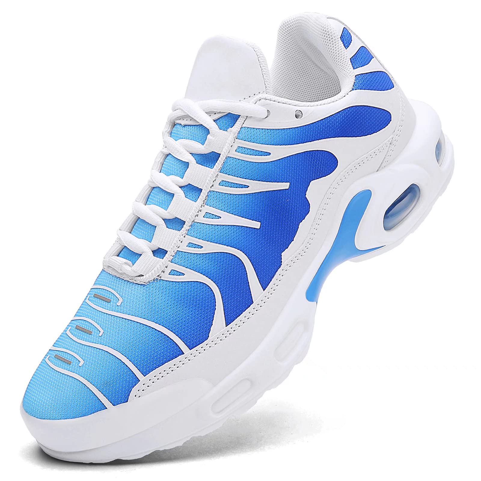Kvovzo Men's Running Shoes - Air Cushion Cross Trainer Athletic Sneakers for Tennis, Basketball & Gym Workouts - Lightweight Comfortable Sports Shoes for Jogging, Walking & Daily Wear