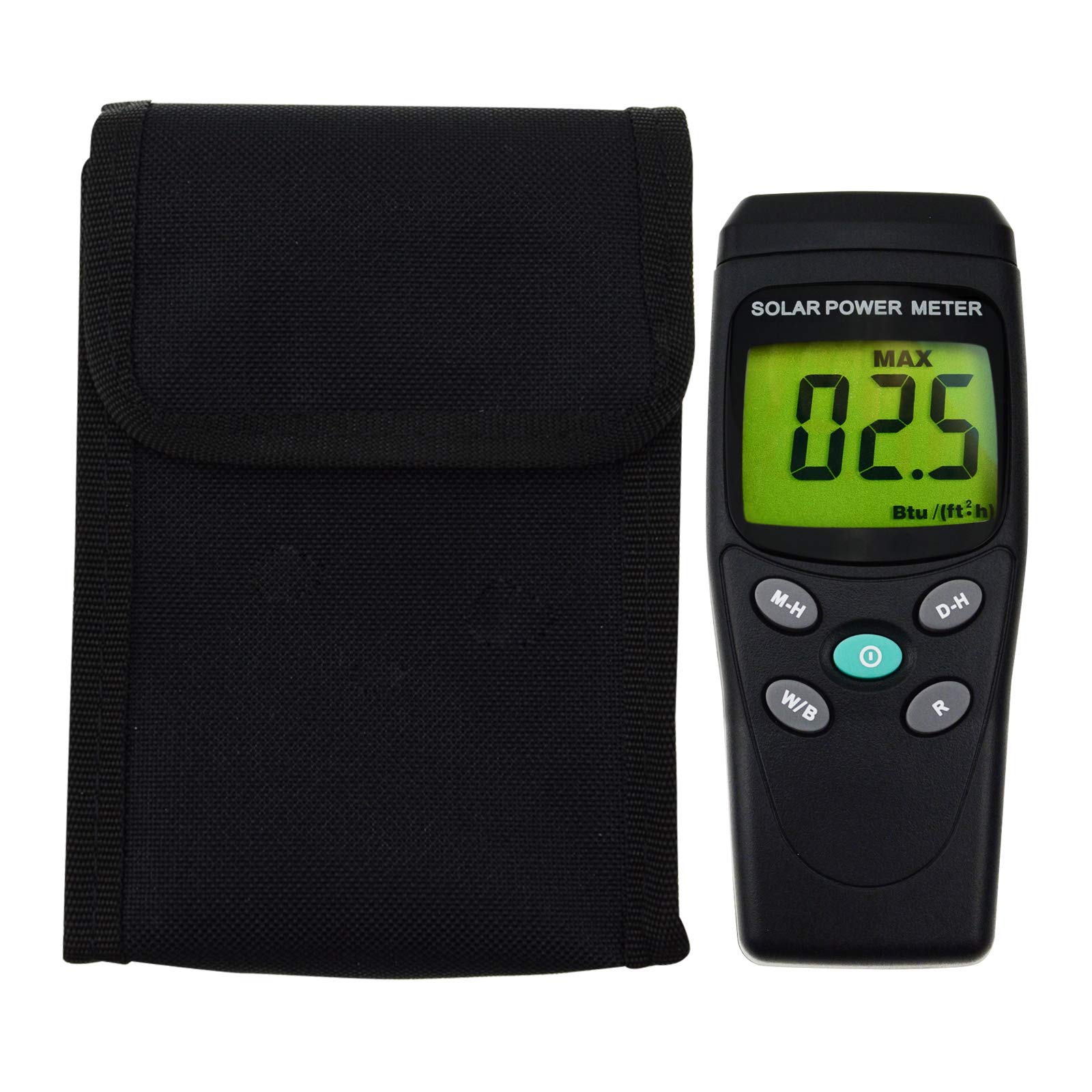 Digital Solar Power Meter - Pyranometer for Solar Radiation & Energy Measurement | Agriculture, Physics & Optical Lab Tools | Perfect for Solar Panel Testing & Environmental Research