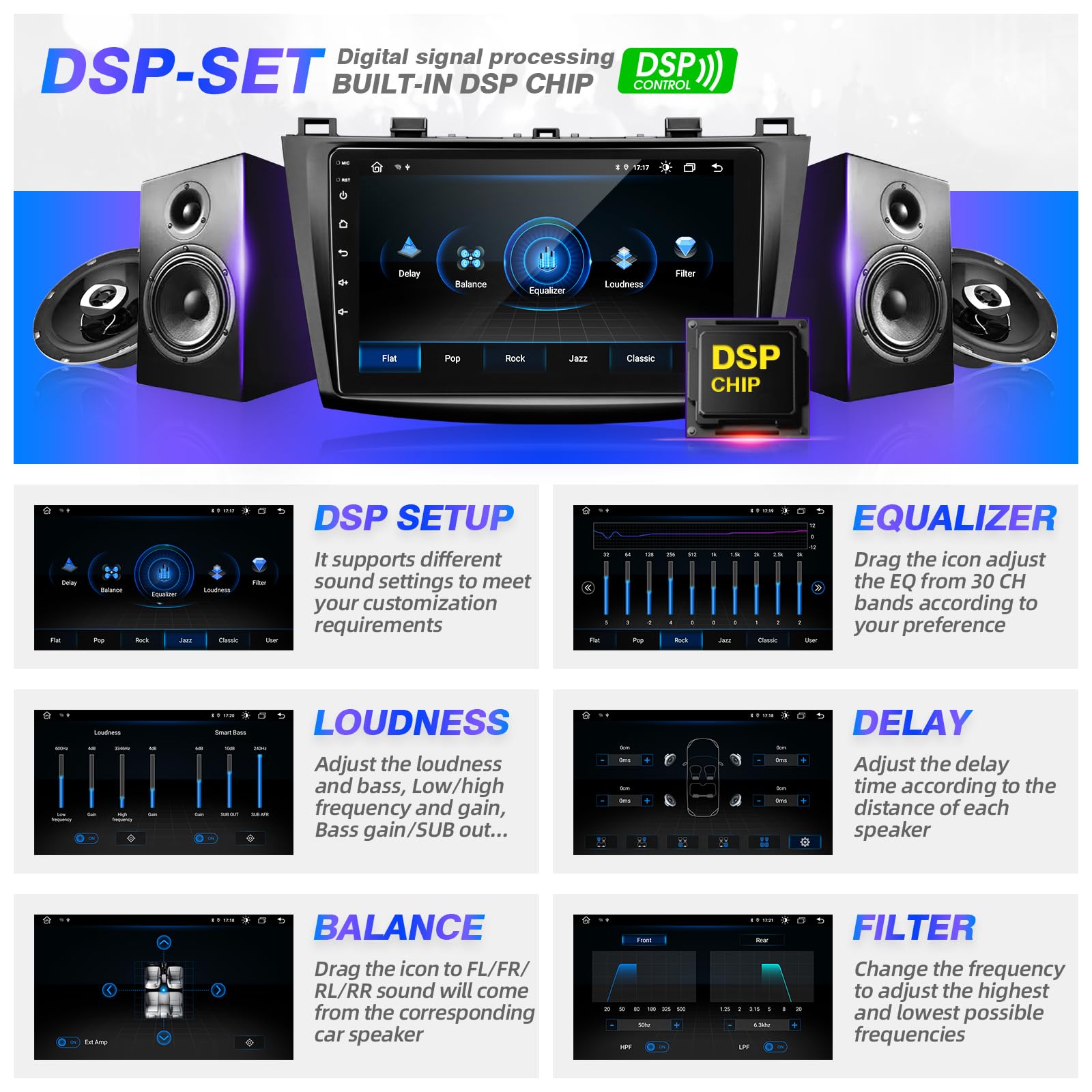 Mazda 3 2010-2013 Android Car Stereo with Wireless CarPlay & Android Auto - 8-Core Bluetooth GPS Navigation, WiFi FM/AM Multimedia Player, 1280x720 HD Touchscreen Head Unit - Perfect for Commuting & Road Trips