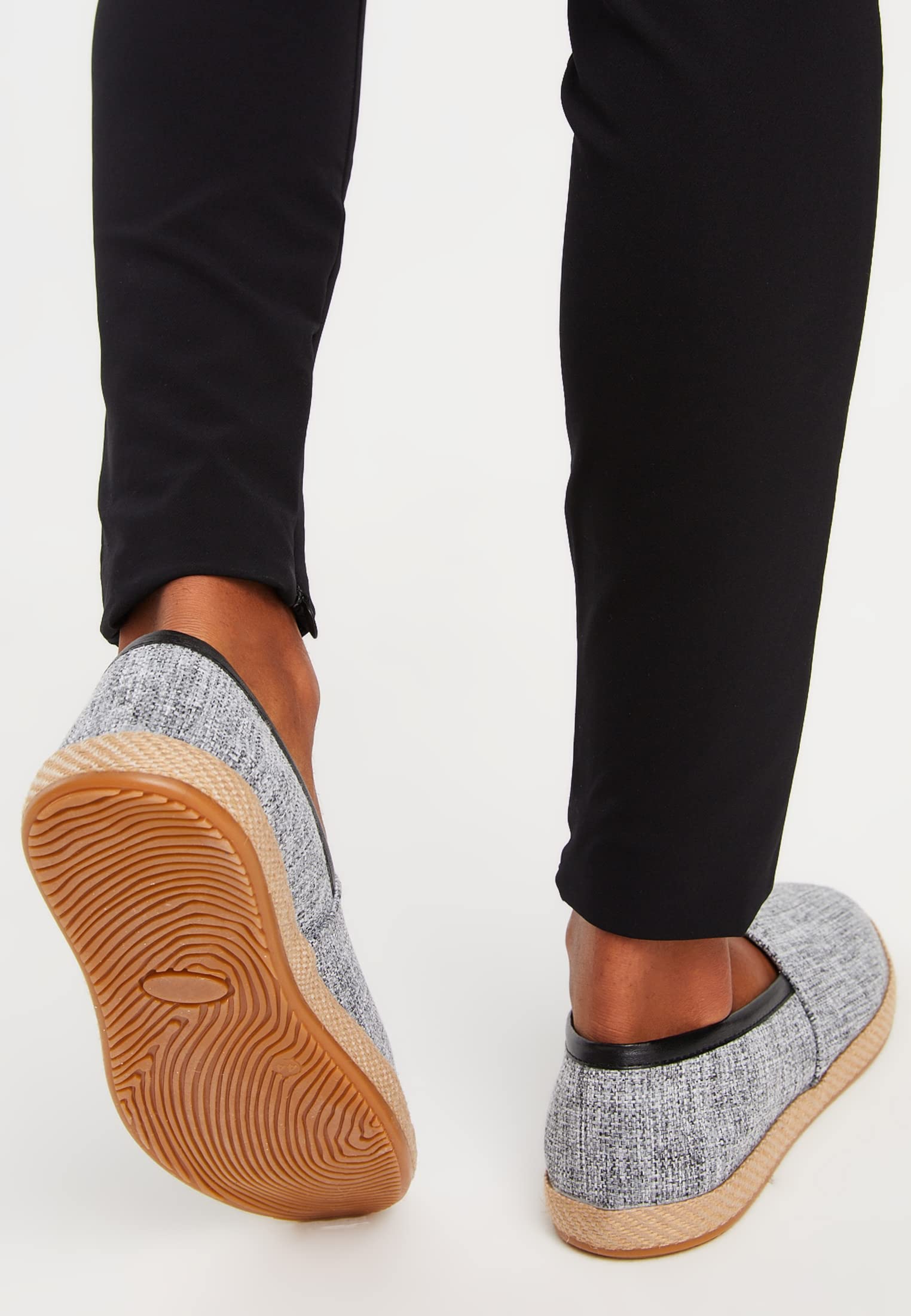 **Leif Nelson Men's White Espadrilles Shoes - Casual Summer Slip-On Sneakers for Men & Boys | Beach, Pool & Outdoor Comfort**