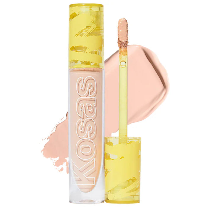 Kosas Corrector Revealer Super Creamy + Brightening Concealer with Caffeine & Hyaluronic Acid – Dark Circle Treatment for Under Eyes, Perfect for Daily Makeup & Skincare Routine