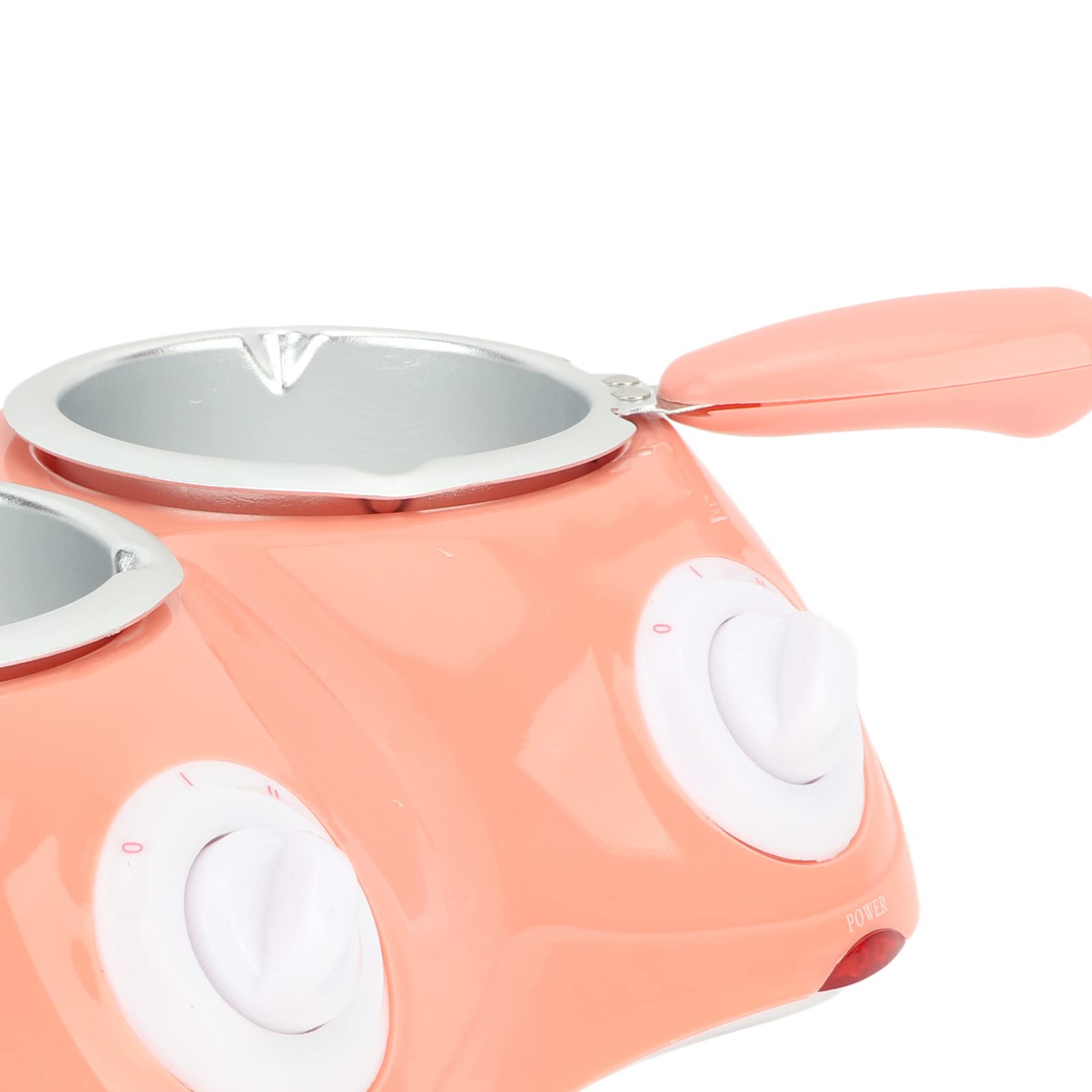 Electric Double Pot Chocolate Fondue Melter - Professional Chocolate Melting Machine for Home & Parties - Perfect for Valentine's Day, Family Gatherings & Dessert Making