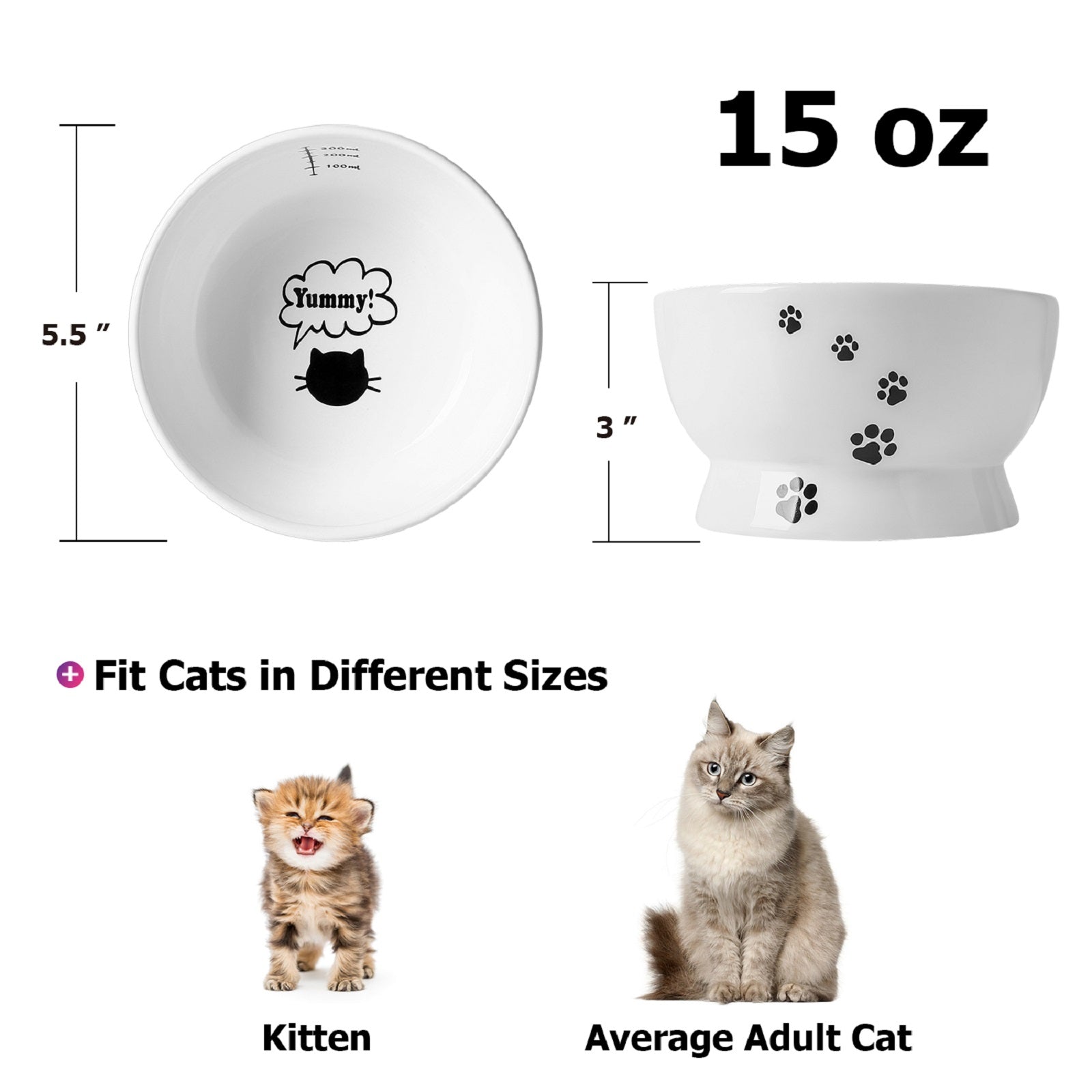 Premium White Flat Bowls - Set of 4 Durable Porcelain Dinner Bowls for Soup, Salad, Cereal & Dessert - Elegant Tableware for Home, Restaurant & Party Use