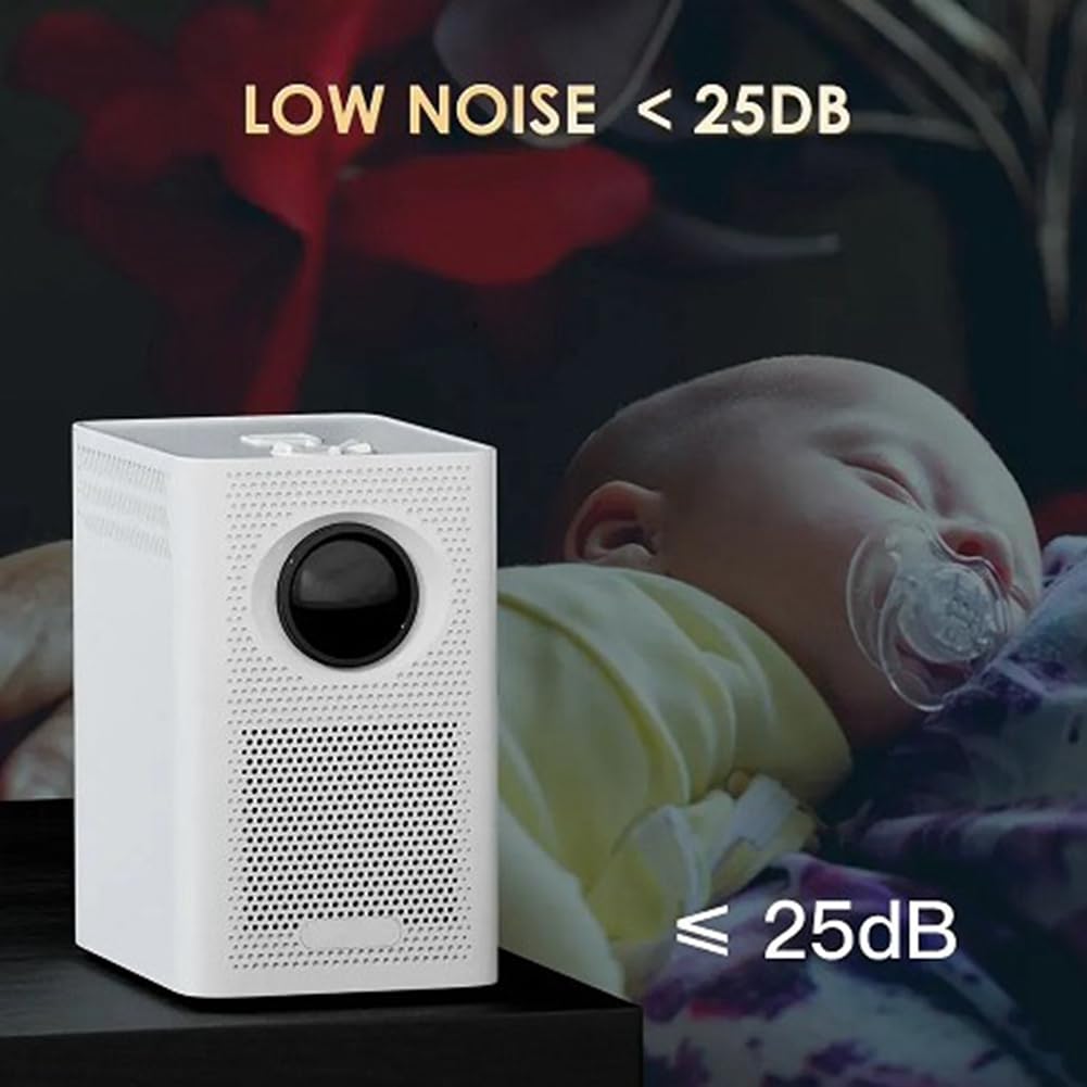 Lehua S30MAX Android WiFi 4K Smart Projector - 9500L Lumens, Bluetooth, Android 10.0, UK Plug, White | Portable Home Theater for Movies, Gaming & Outdoor Entertainment