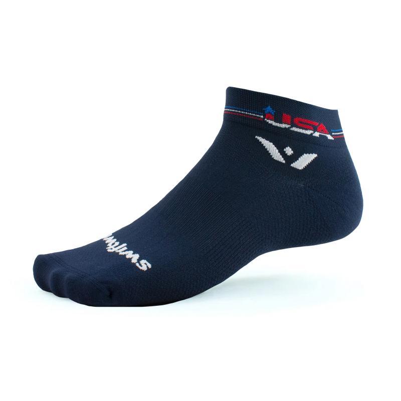Swiftwick Vision One Low Cut Socks - Moisture Wicking Athletic Socks for Running, Hiking & Cycling - Lightweight Performance Socks for Men & Women