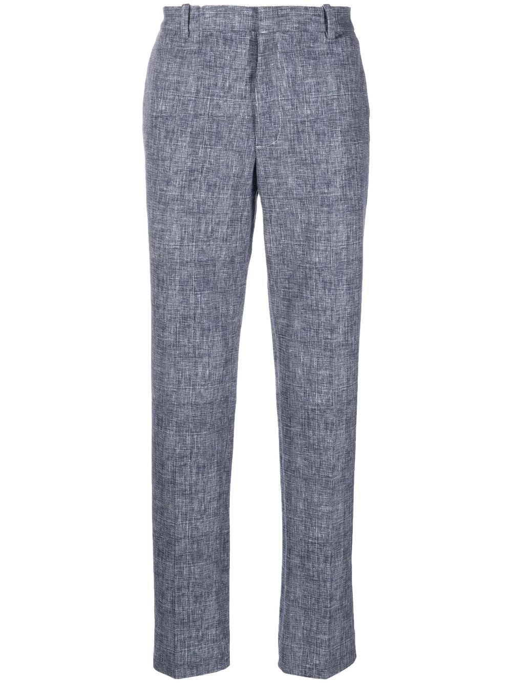 Circolo 1901 Men's Casual Blue Trousers - Comfortable Stretch Fit Pants for Work, Travel & Everyday Wear