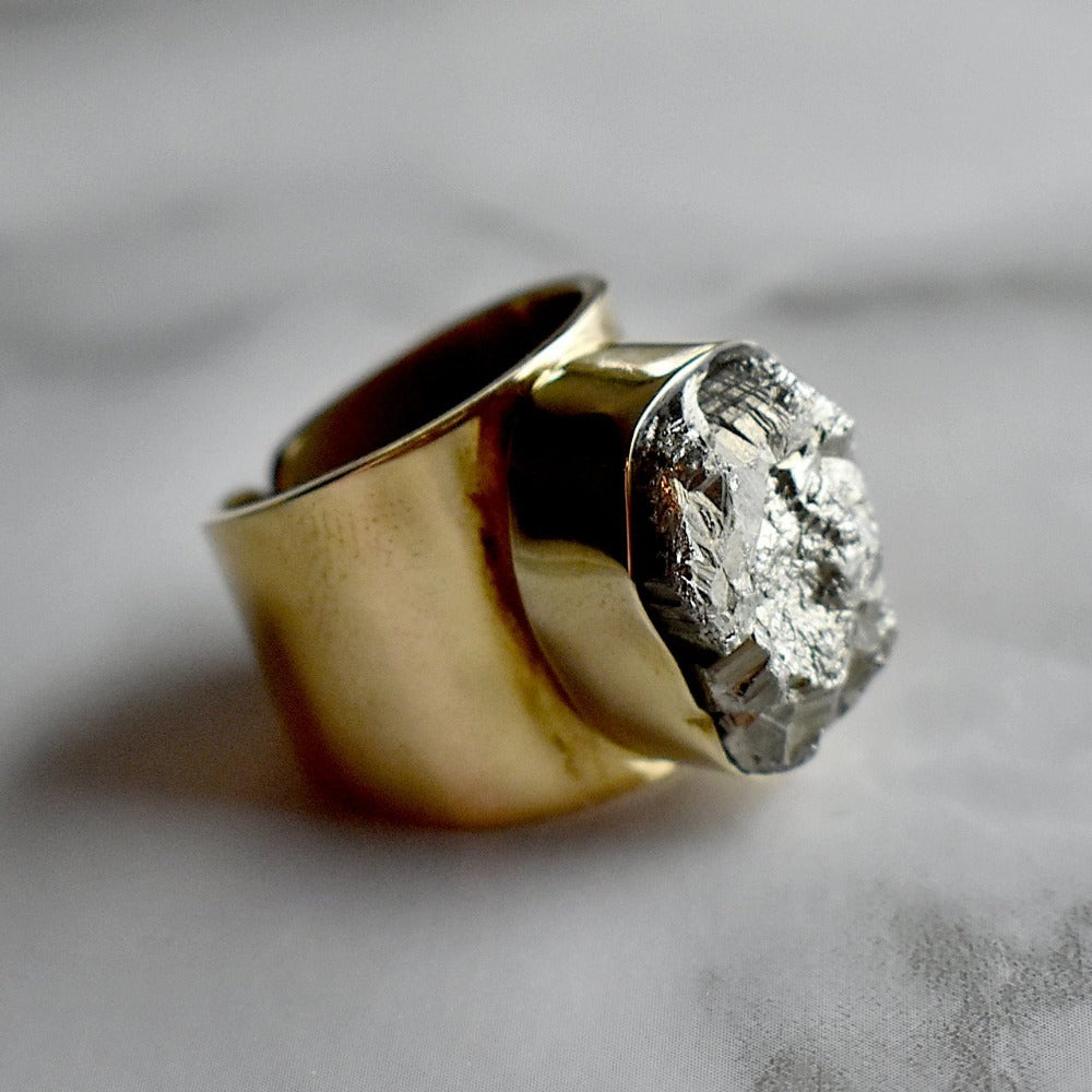 Dominique Adjustable Statement Ring for Women - Elegant Fashion Jewelry for Parties, Weddings & Everyday Wear