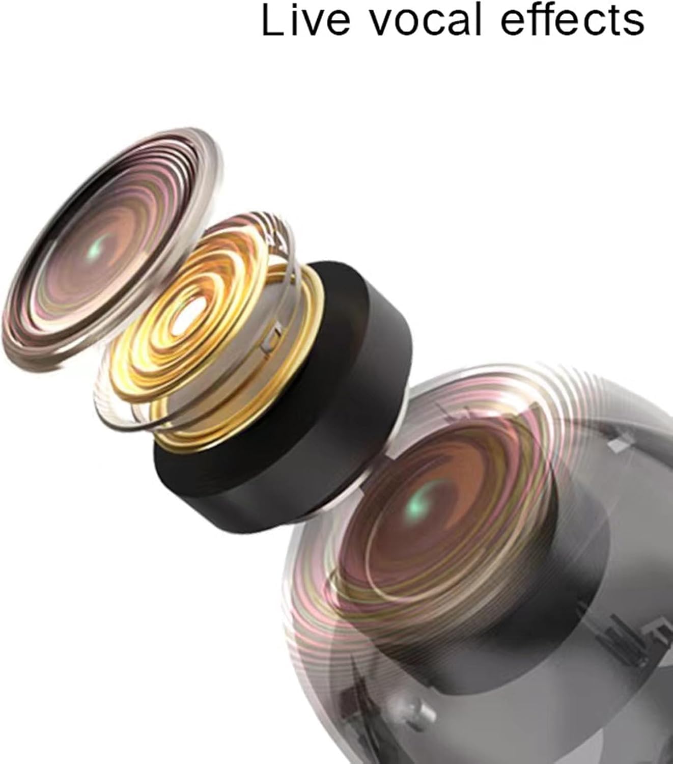 Ferrofluid Bluetooth Speaker with 4-Color Customizable LED Lights | Wireless Bluetooth 5.0 Speaker for Home, Office & Parties | Cool Tech Gadget for Men's Birthday Gifts