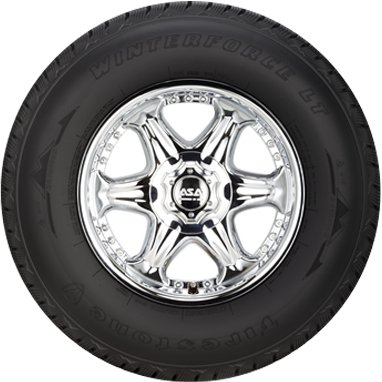 Firestone Winterforce LT Winter Radial Tire - LT255/75R17/6 108R - Best Snow & Ice Traction for Trucks & SUVs in Harsh Winter Conditions