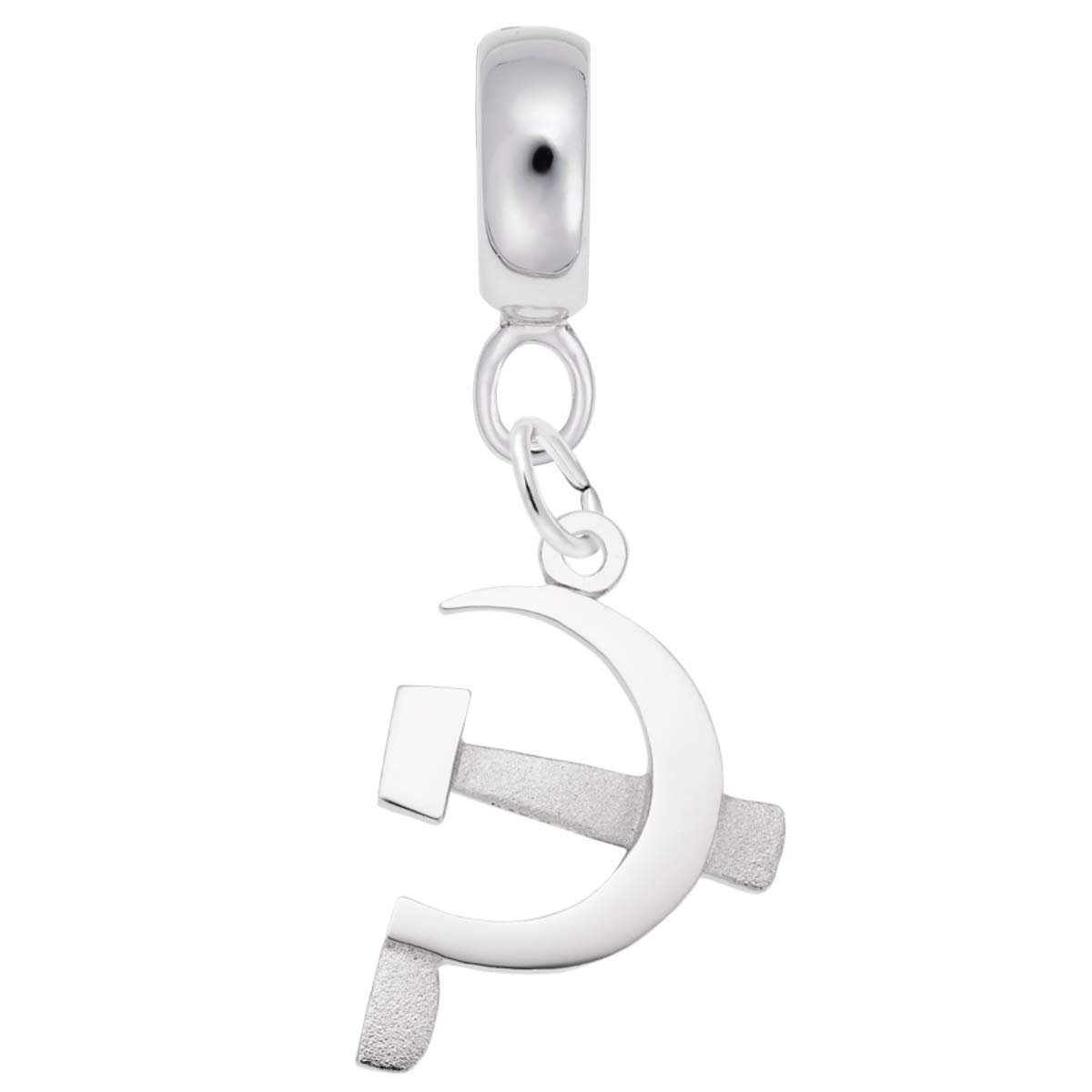 Hammer and Sickle Charm Beads for Jewelry Making - Dangle Pendants for DIY Bracelets & Necklaces - Perfect for Vintage Style Accessories and Communist Theme Crafts