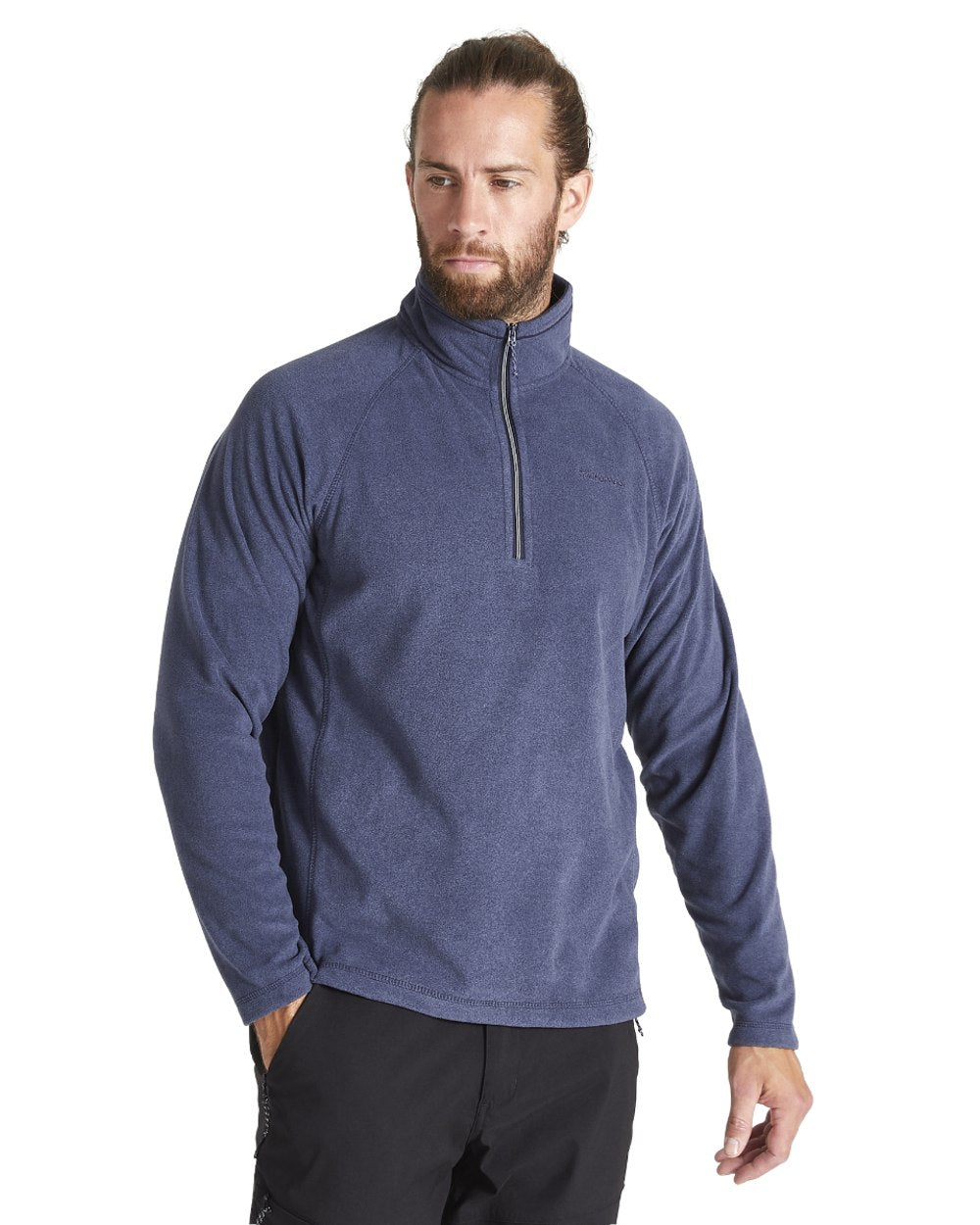 Craghoppers Corey VI Half Zip Fleece Jacket for Men - Lightweight, Breathable & Warm Outdoor Fleece Pullover - Perfect for Hiking, Camping & Travel
