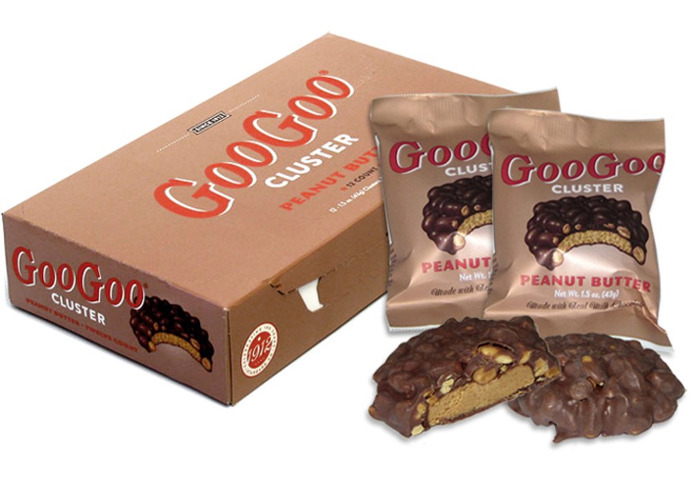 Goo Goo Clusters Peanut Butter Candy Bars - 12 Pack Bulk Case | Delicious Chocolate Covered Snacks for Parties, Gifts & Office Treats