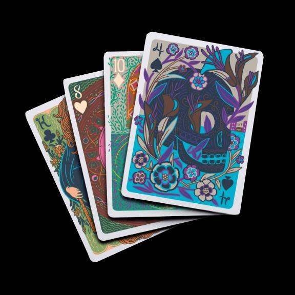 Illuminated Tarot Cards - 53-Piece Divination Deck for Fortune Telling & Gameplay - Perfect for Meditation, Spiritual Guidance & Party Games