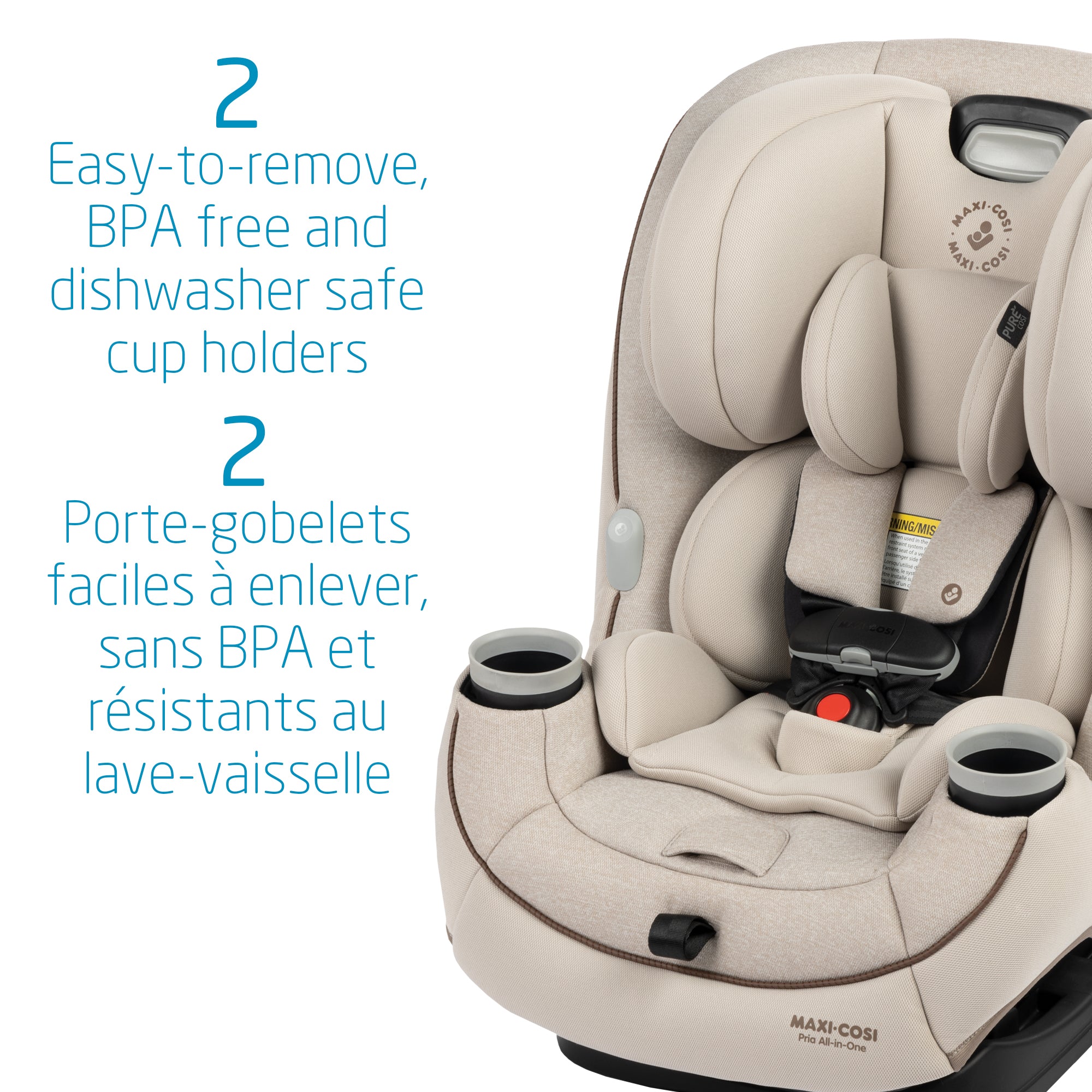 Maxi Cosi Pria All-in-One Convertible Car Seat for Infants & Toddlers - Safe, Comfortable & Easy to Install - Perfect for Travel, Daily Commute & Family Road Trips