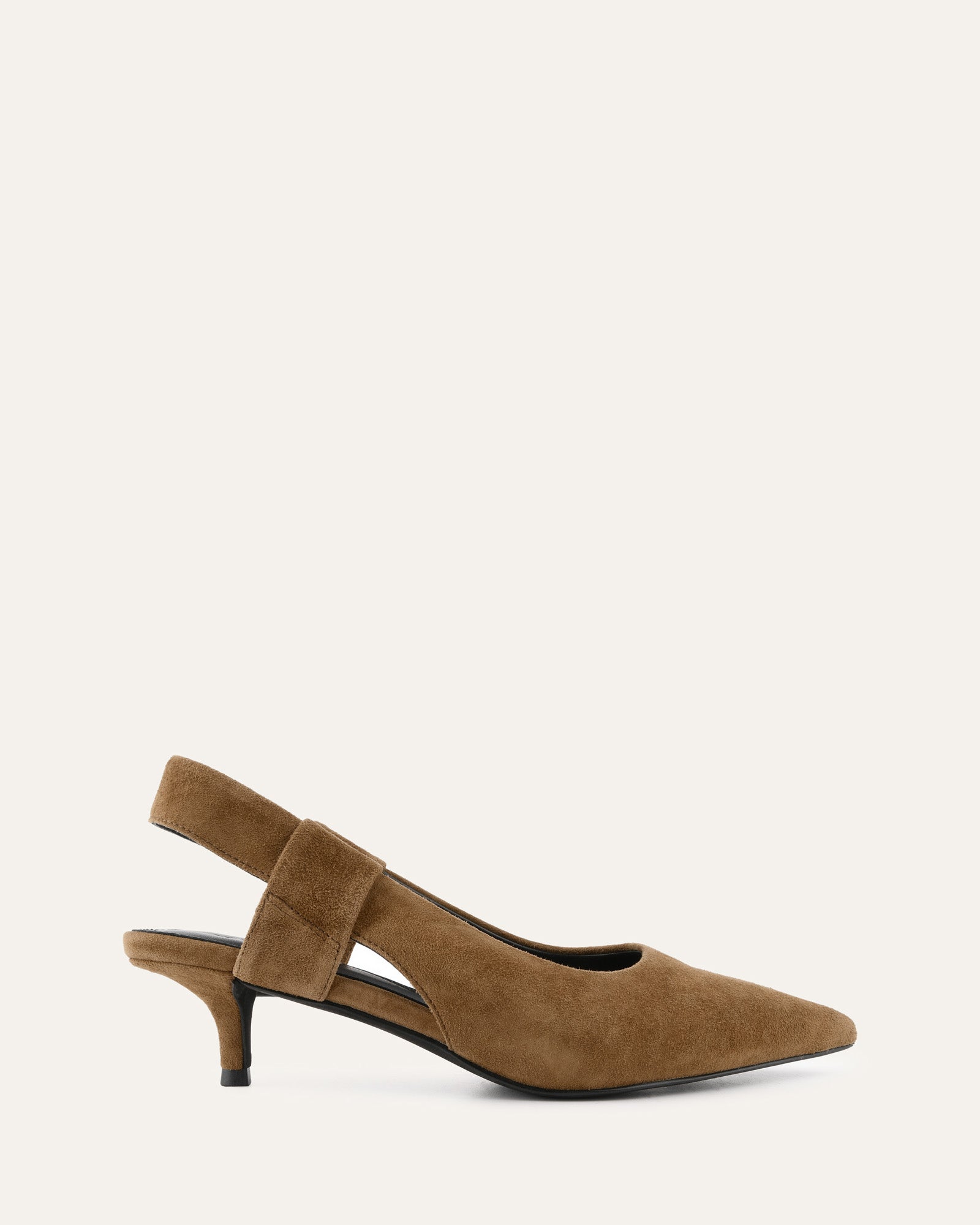 Rosa Low Heel Sandals for Women - Comfortable Biscuit Suede Shoes | Perfect for Casual Outings, Office Wear & Summer Weddings
