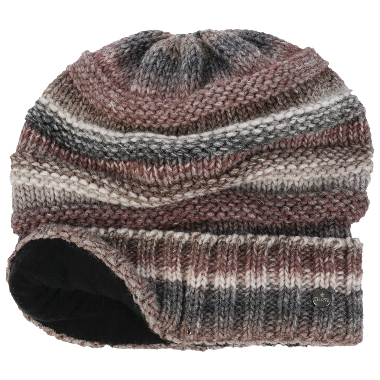 Lierys Bernardo Beanie - Fleece-Lined Winter Hat with Foldable Cuff for Men & Women - Perfect for Skiing, Snowboarding & Cold Weather Outdoor Activities