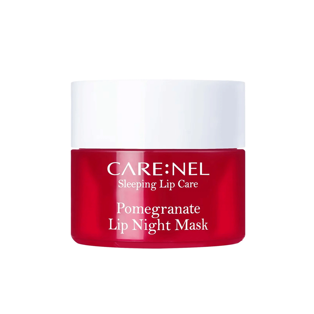 CARE:NEL Pomegranate Lip Night Mask Jumbo 23g - Hydrating Overnight Lip Treatment for Dry, Chapped Lips - Perfect for Nighttime Skincare Routine & Winter Lip Care