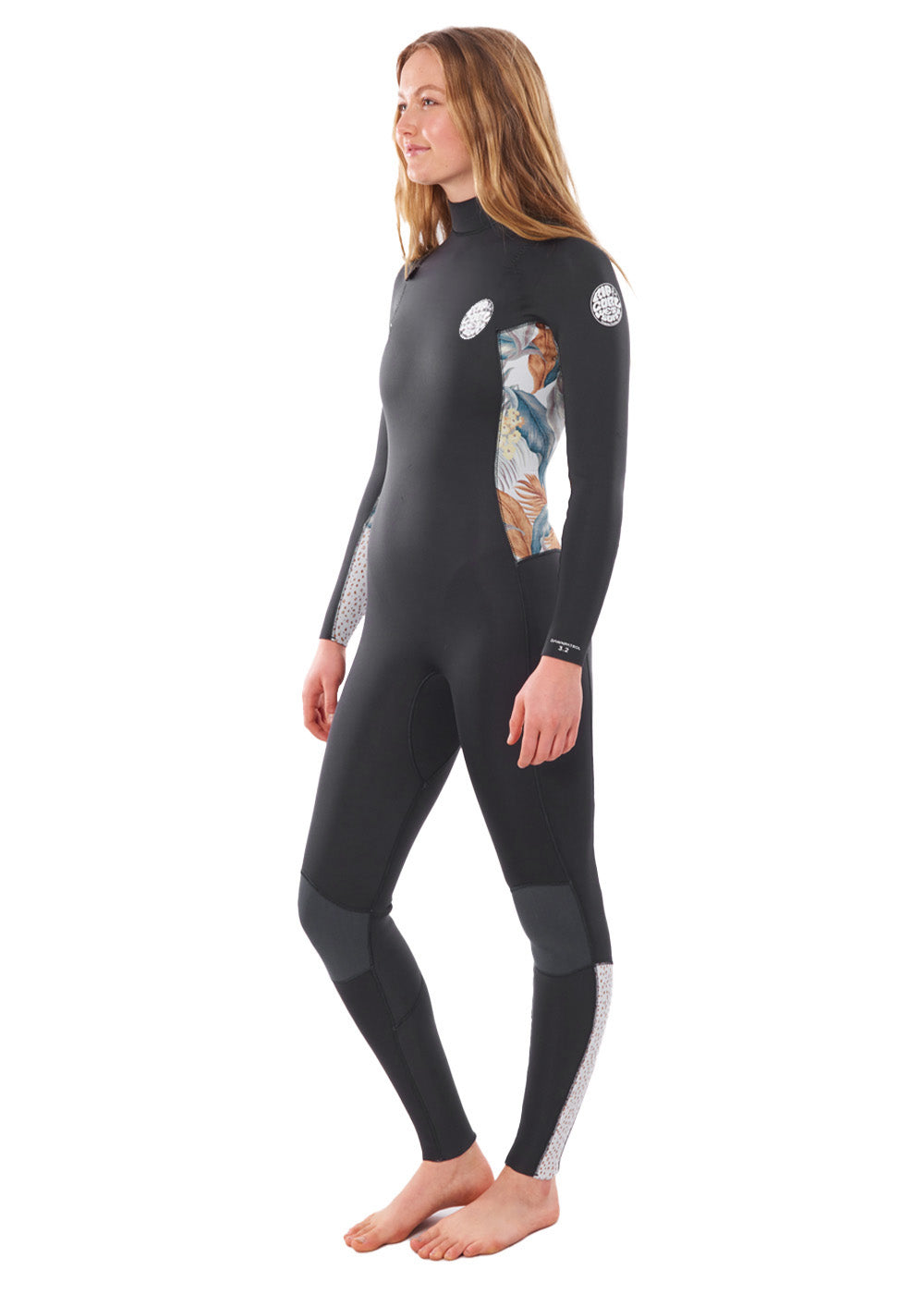Rip Curl Girls Dawn Patrol 3/2mm BZ Steamer Wetsuit for Kids - Warm & Flexible Neoprene Surfing Suit for Cold Water - Perfect for Surfing, Swimming & Water Sports