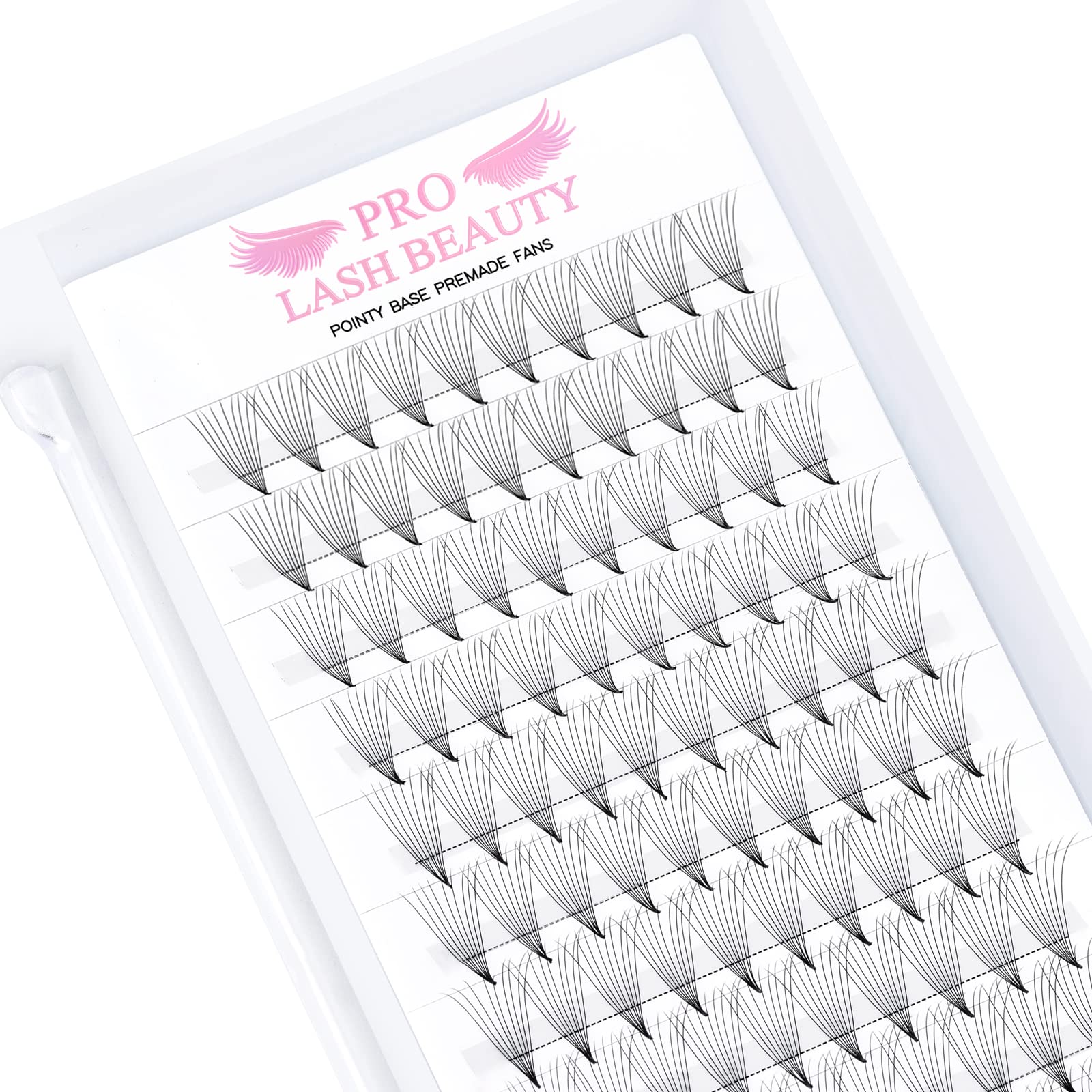 9D Volume Eyelash Extensions - 0.07mm Premade Fans with Pointed Base, C/D Curl (12mm) for Natural & Glamorous Look | Perfect for Bridal, Party & Special Occasion Makeup
