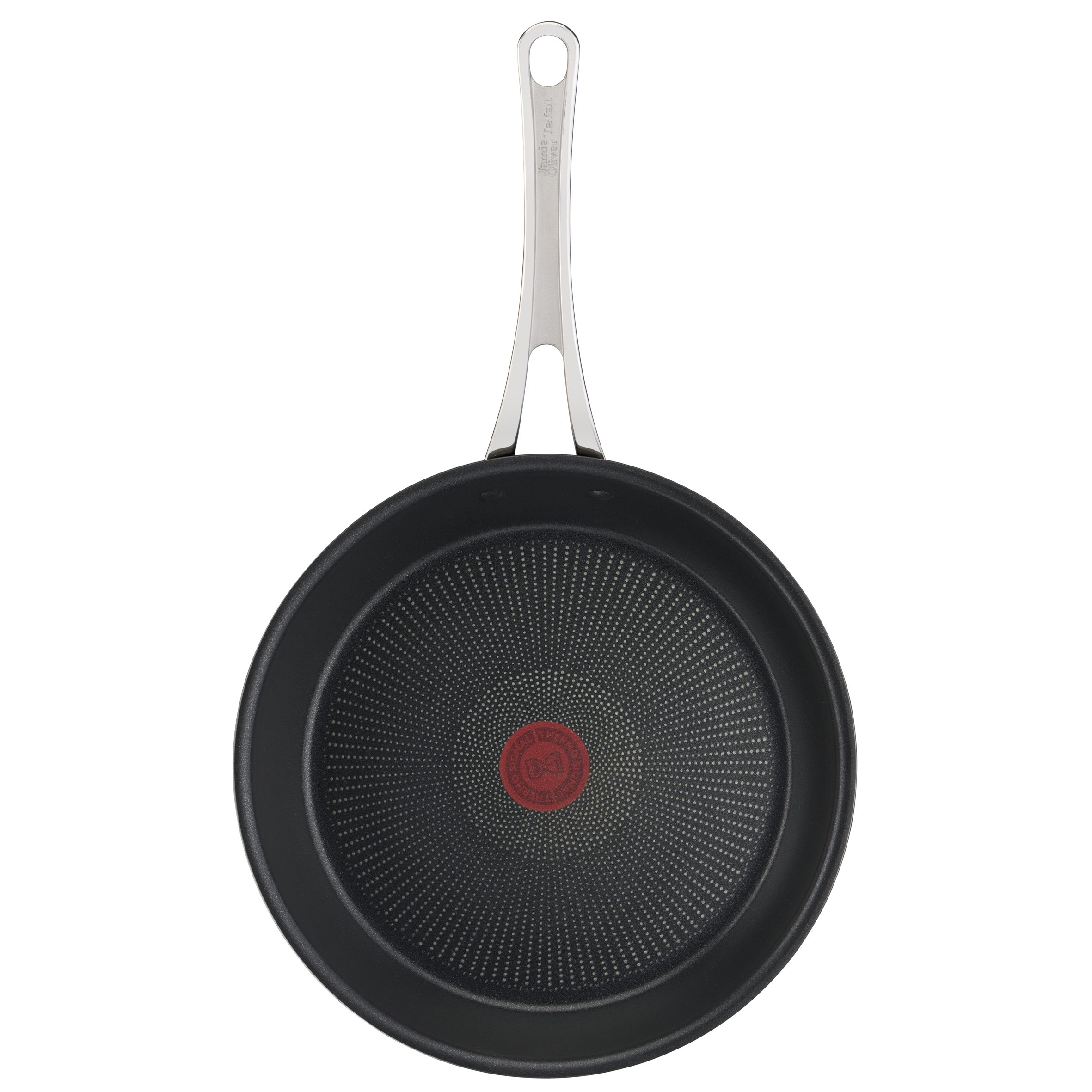 Jamie Oliver by Tefal 30cm Non-Stick Induction Fry Pan - Hard Anodized Classic Cookware for Sauteing, Frying & Stir-Frying | Perfect for Gas, Electric & Induction Stovetops