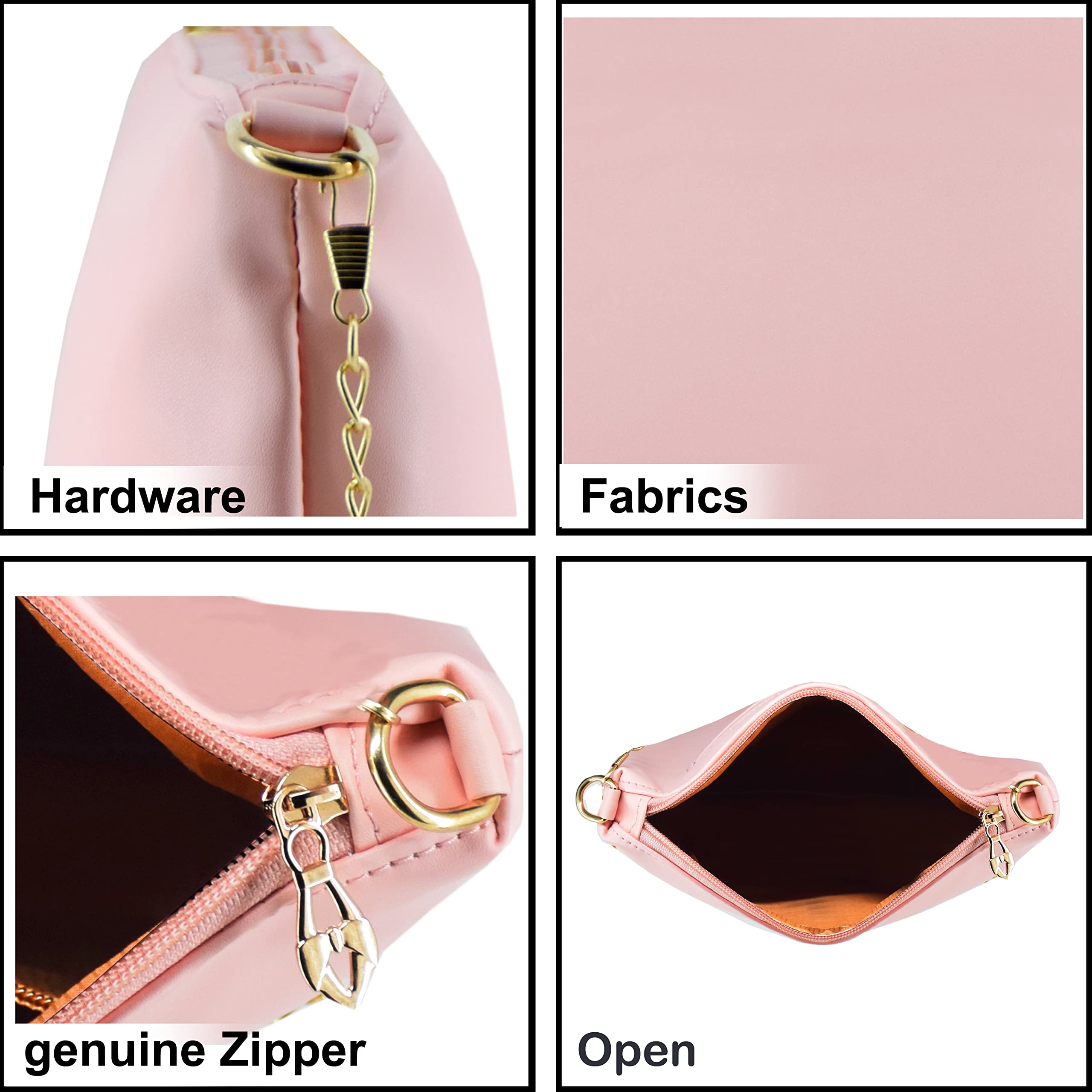 Crown Villa Pink Women & Girls Sling Bag - Fashion Crossbody Purse for Daily Use, Travel & Shopping (CROWN6)