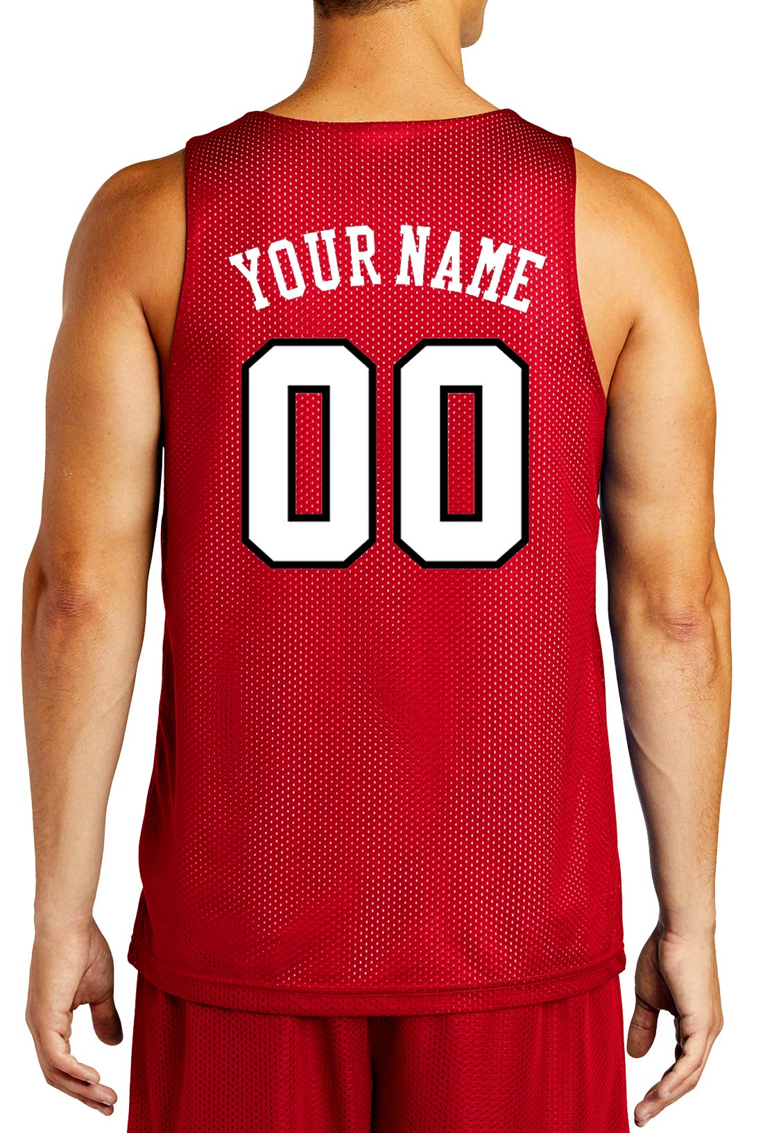 Custom Reversible Basketball Jersey - Front & Back Printing - Perfect for Team Games, Tournaments & Streetball