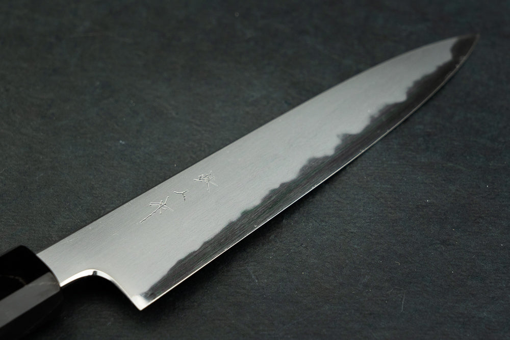 Premium Tetsujin Hamono Aogami Super Blue Steel Kasumi Petty Knife 165mm - Japanese Kitchen Knife for Precision Slicing, Peeling & Garnishing