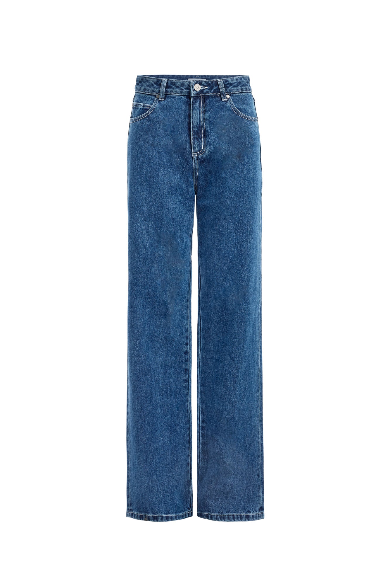 Kai Straight Leg Jeans for Women - High Waist Denim Pants - Comfortable & Stretchy Skinny Fit - Perfect for Casual Wear, Office & Date Night