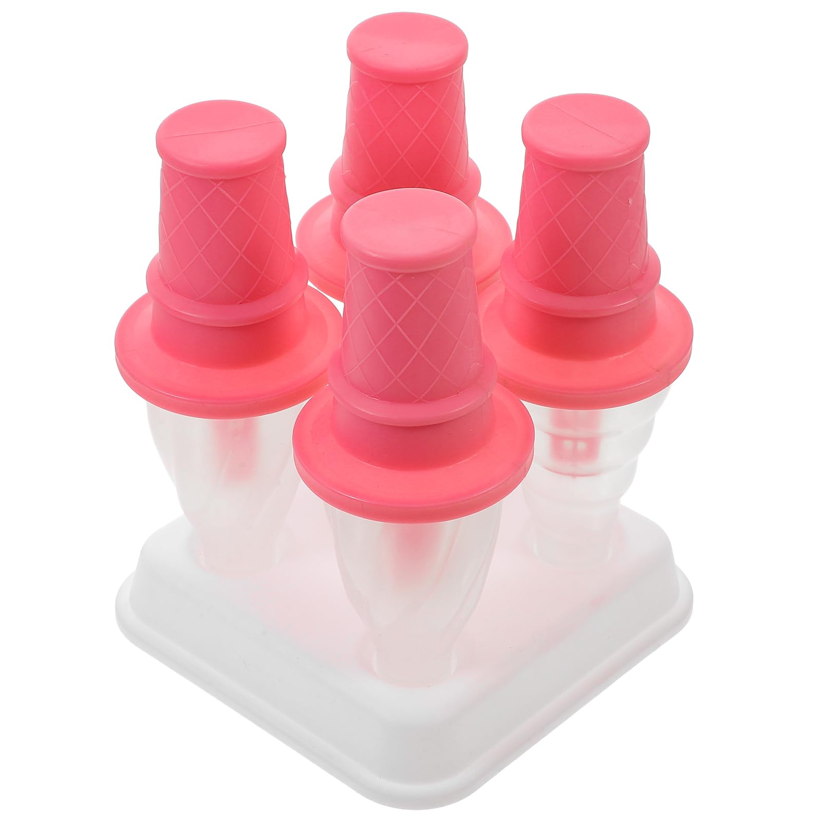 DOITOOL Reusable Silicone Popsicle Mold Set of 4 - Easy Release Ice Cream Makers for Homemade Frozen Treats, DIY Ice Pops, Summer Snacks & Kids Party Desserts