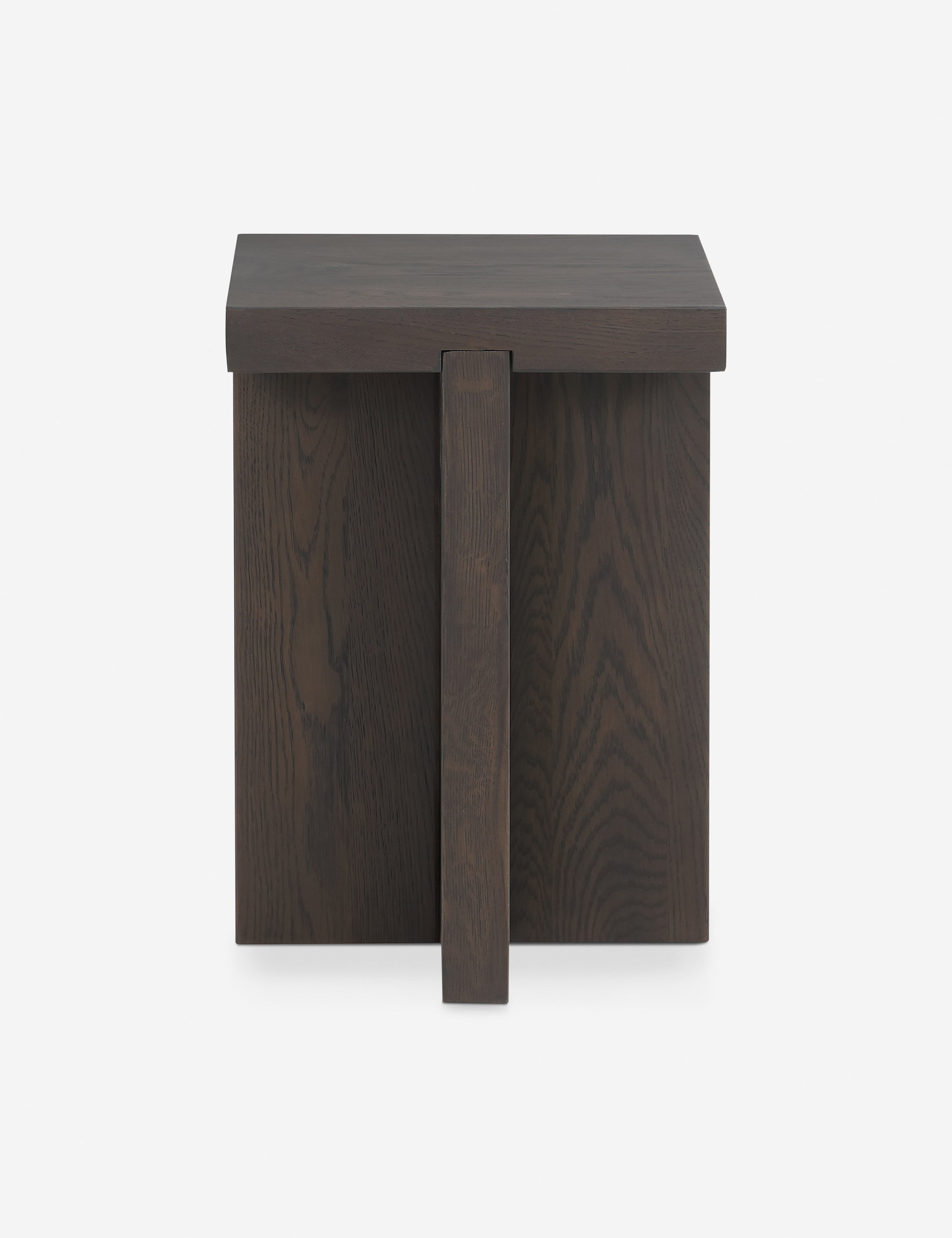 Alford Side Table - Modern Nightstand with Storage Shelf for Bedroom, Living Room & Office - Small End Table with Sturdy Metal Frame & Wooden Top