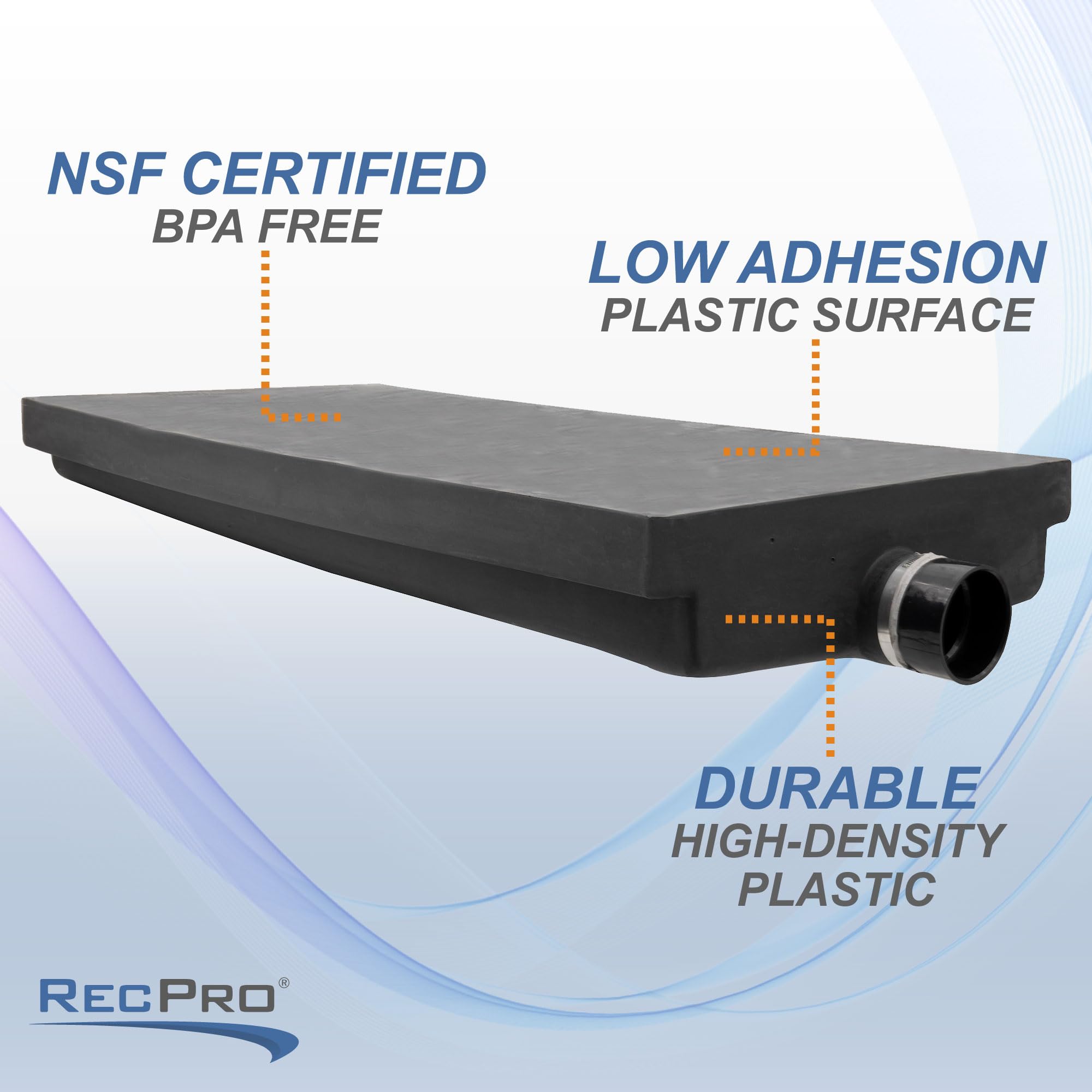 RecPro RV Black Water Tank 46