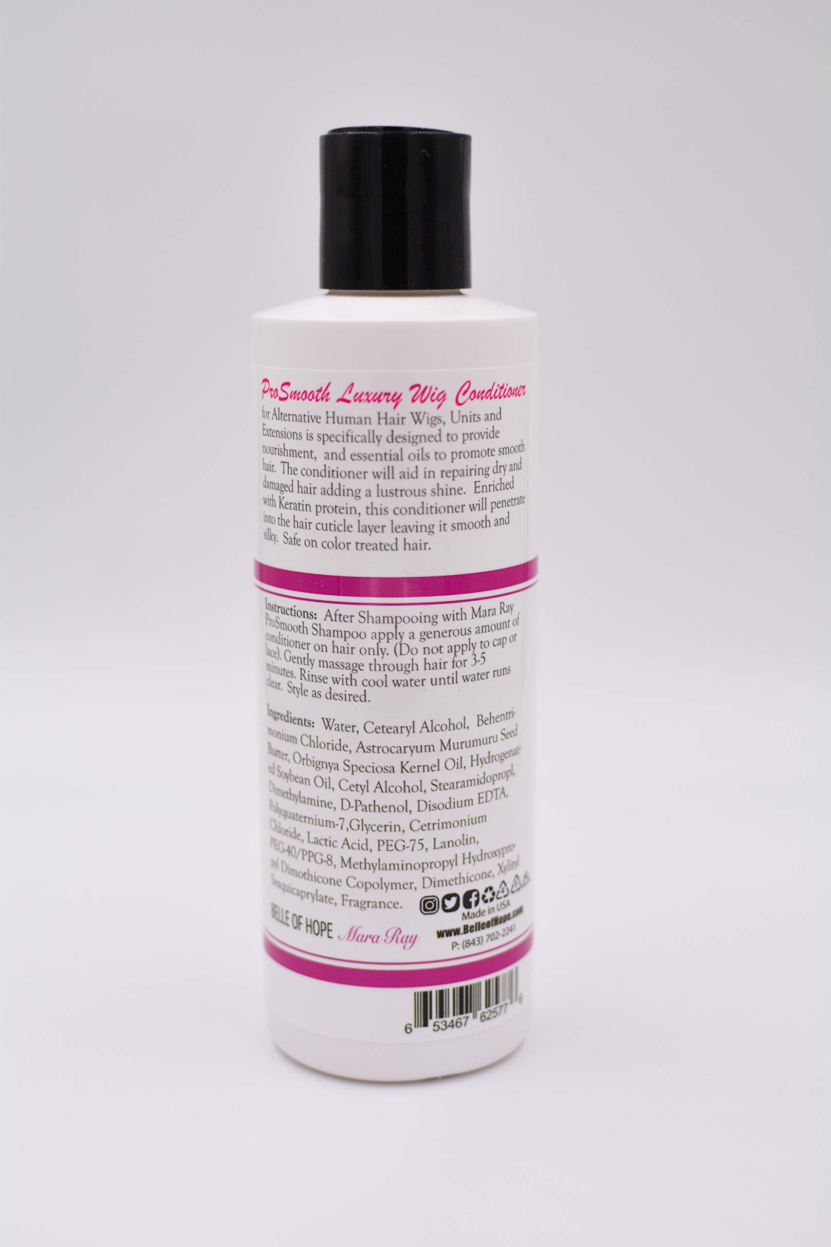 Mara Ray ProSmooth Travel Size Shampoo & Conditioner Set with Wide Tooth Comb - Sulfate Free Hair Care Kit for Damaged Hair - Perfect for Travel, Gym, Hotels & On-The-Go Use