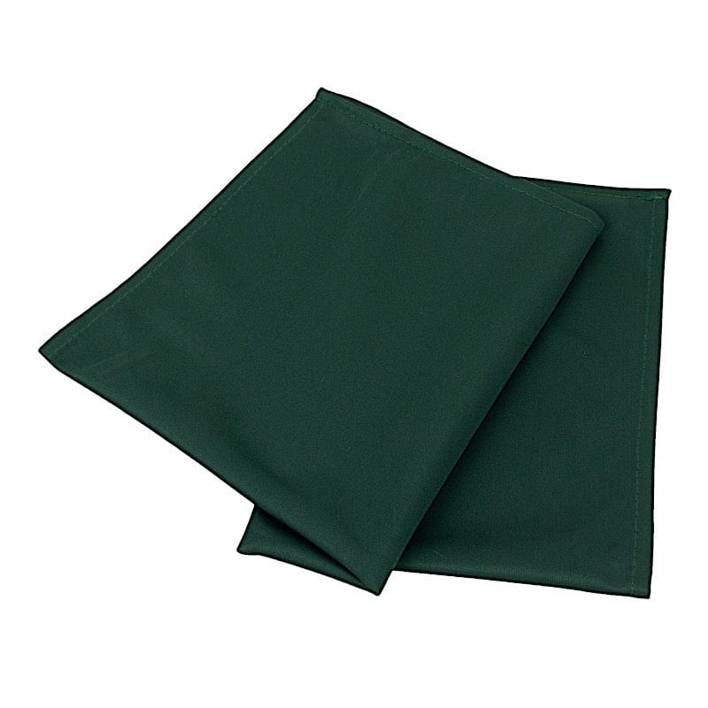 5 Premium 20x20 Inch Scuba Polyester Dinner Napkins - Soft & Absorbent for Fine Dining, Weddings & Formal Events