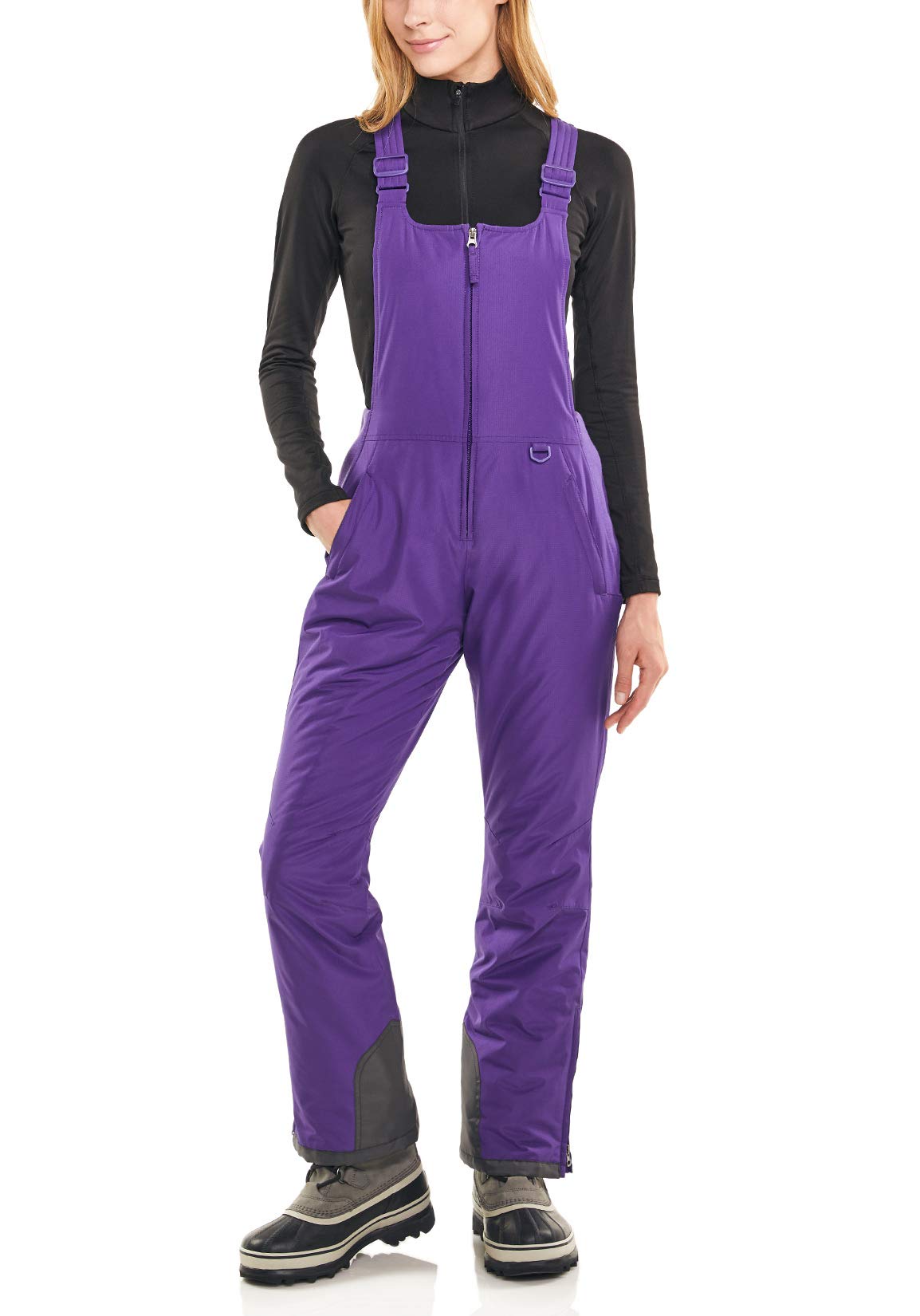 TSLA Women's Waterproof Insulated Snow Bib Overalls - Winter Snowboard & Ski Pants with Ripstop Fabric - Perfect for Snowboarding, Skiing, and Cold Weather Outdoor Activities