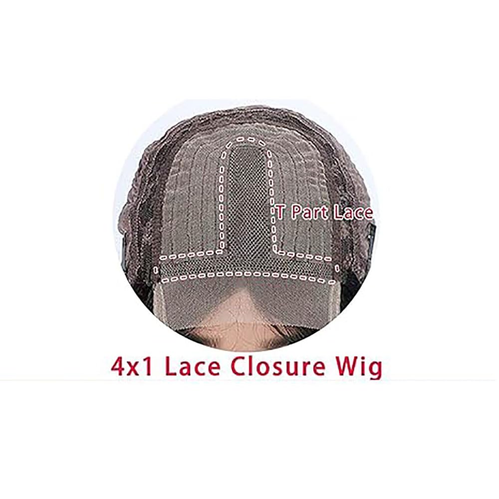 Hxxcoup 8A Grade Reddish Brown Virgin Remy Human Hair Lace Front Wig - 12 Inches Straight 150% Density for Women | Perfect for Daily Wear, Cosplay & Special Occasions