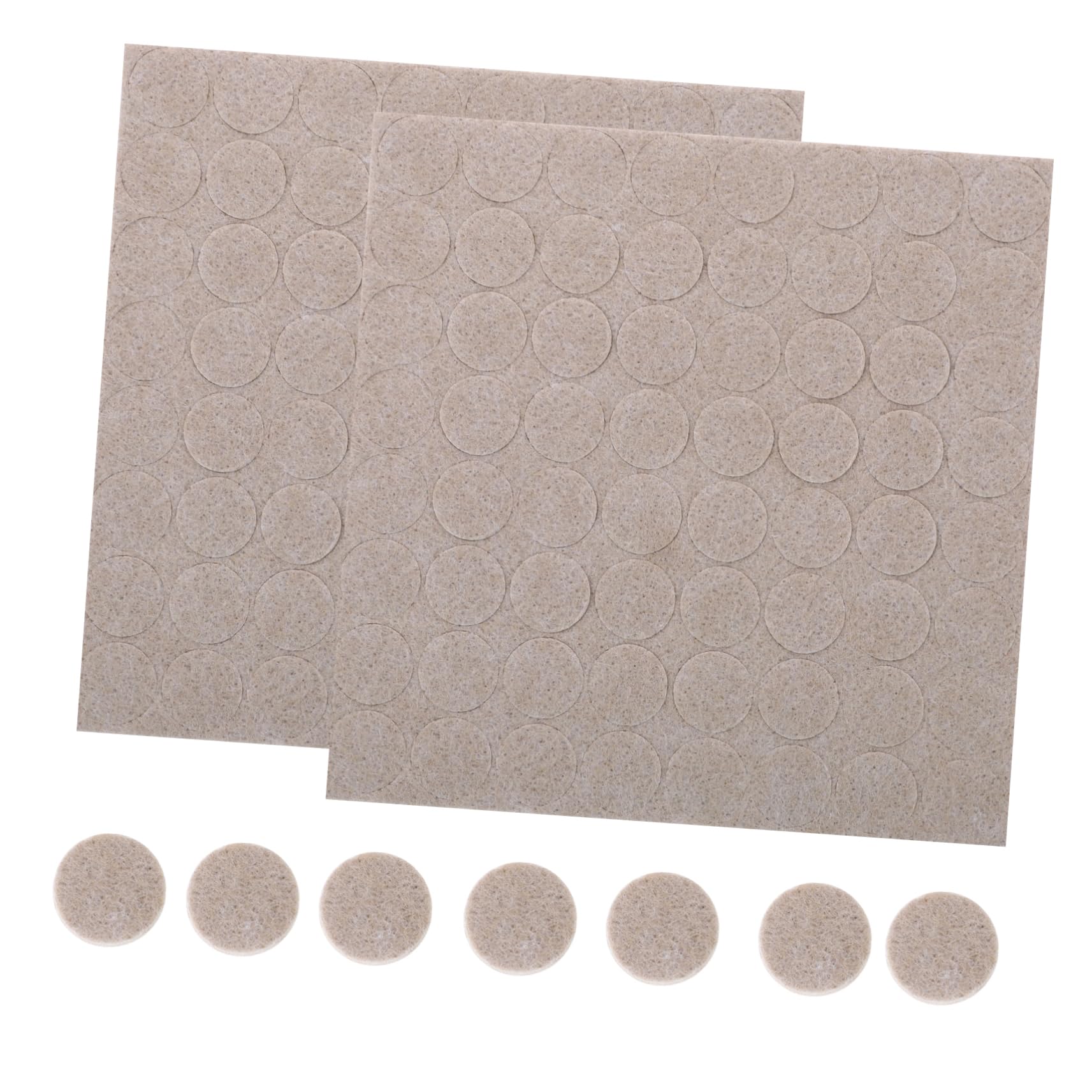 STOBOK 2 Pack Felt Furniture Pads - Self-Adhesive Sofa and Chair Leg Protectors, Non-Slip Leveling Pads for Hardwood Floors - Perfect for Living Room, Bedroom, Office Furniture Protection