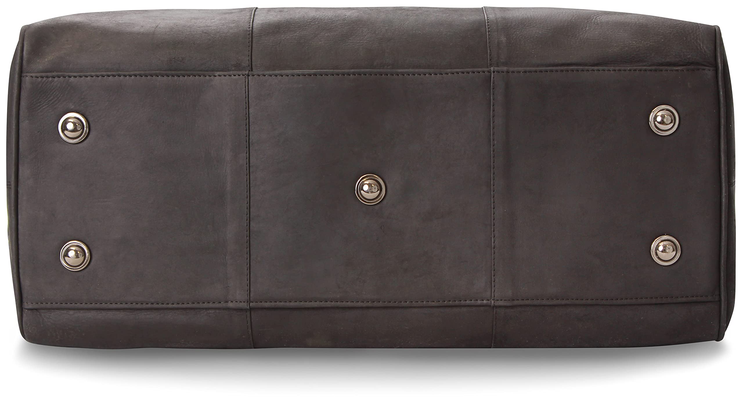 Leabags Genuine Leather Weekender Bag - 40L Premium Travel Duffle for Gym, Sports & Airplane | Stylish Carry-On Luggage for Women & Men | Perfect for Weekend Getaways, Business Trips & Workout Sessions