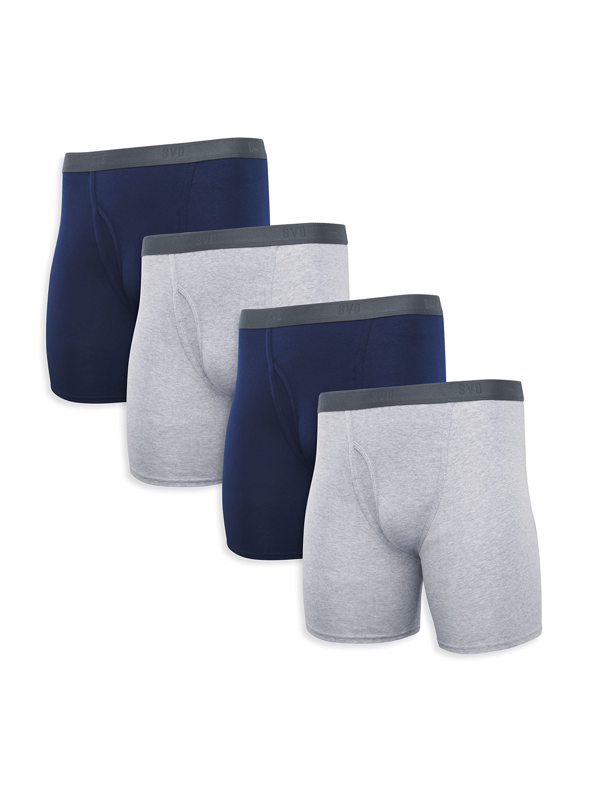BVD Men's Ring Spun Cotton Underwear - Tag Free, Super Soft & Breathable - Perfect for Everyday Wear, Workout & Travel