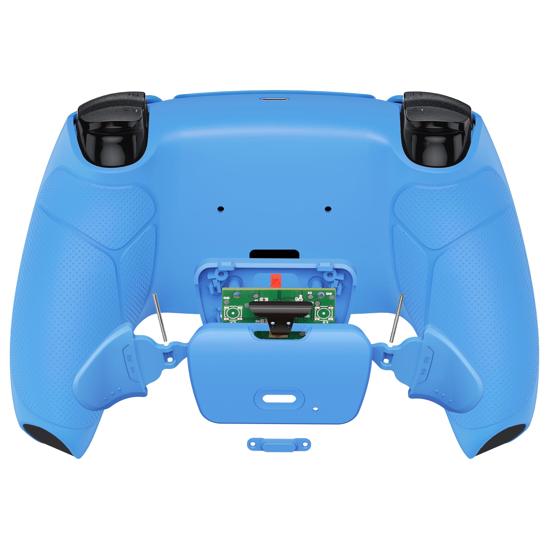 eXtremeRate Remappable RISE Remap Kit for PS5 Controller BDM 030/040/050 - Rubberized Starlight Blue Back Buttons | Customizable Gaming Accessories for Competitive Play | Perfect for FPS, Racing & Fighting Games