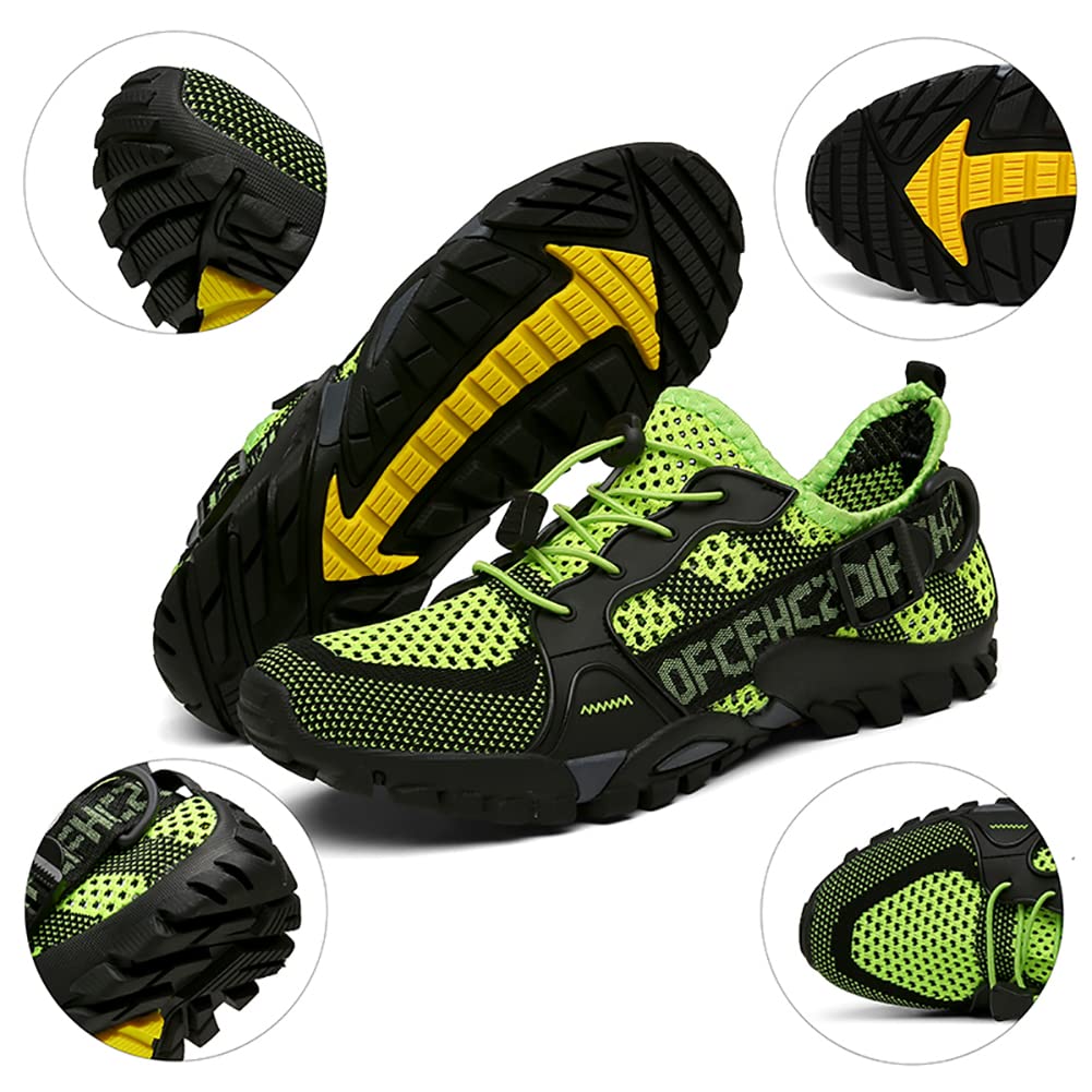 **Men's & Women's Water Shoes - Quick-Dry Aqua Shoes for Hiking, Beach, Travel & Outdoor Activities | Non-Slip Trekking Sneakers for Walking, Climbing & Water Sports**