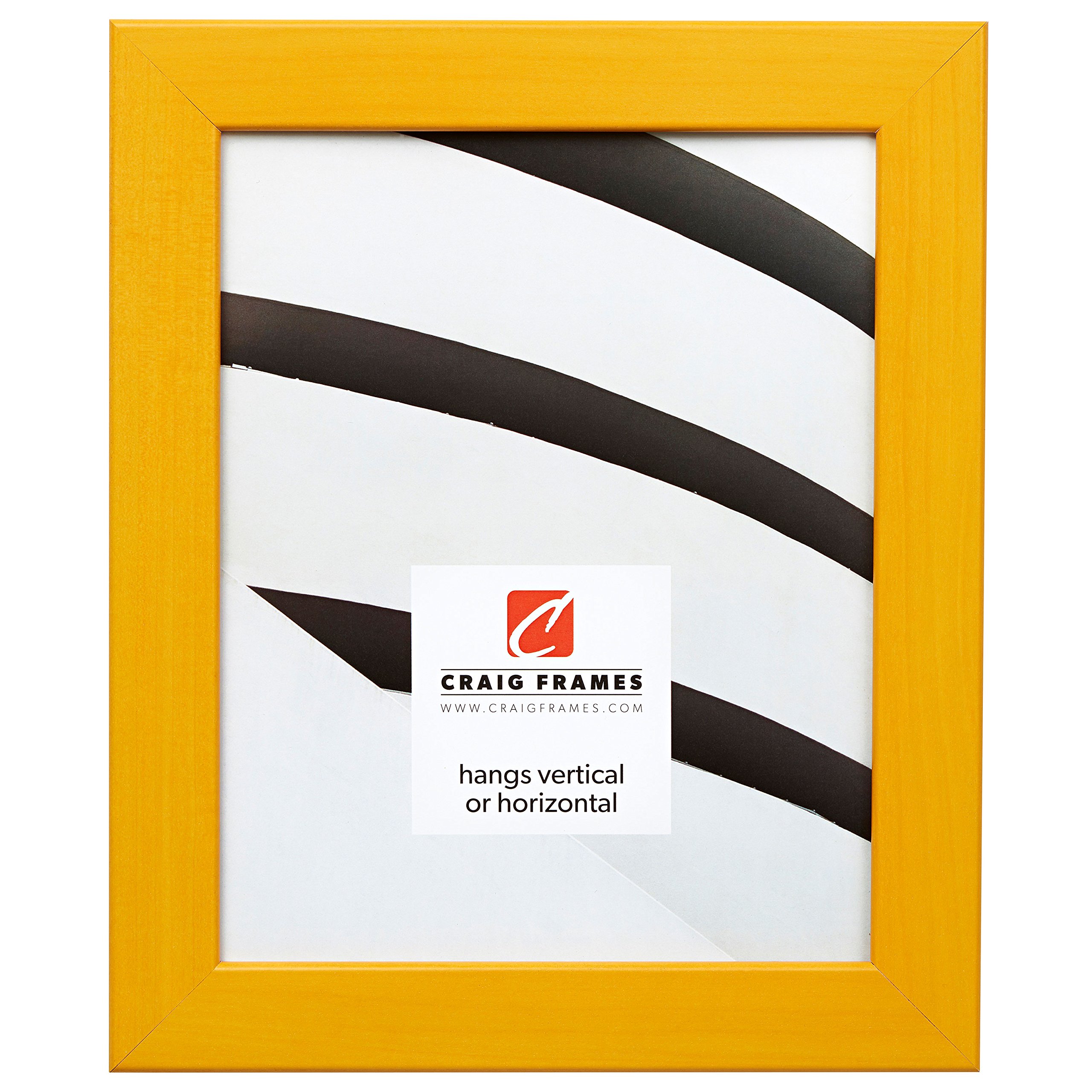Craig Frames Colori 125 16x20 Inch Yellow Picture Frame - Perfect for Wall Decor, Home Office & Gallery Displays