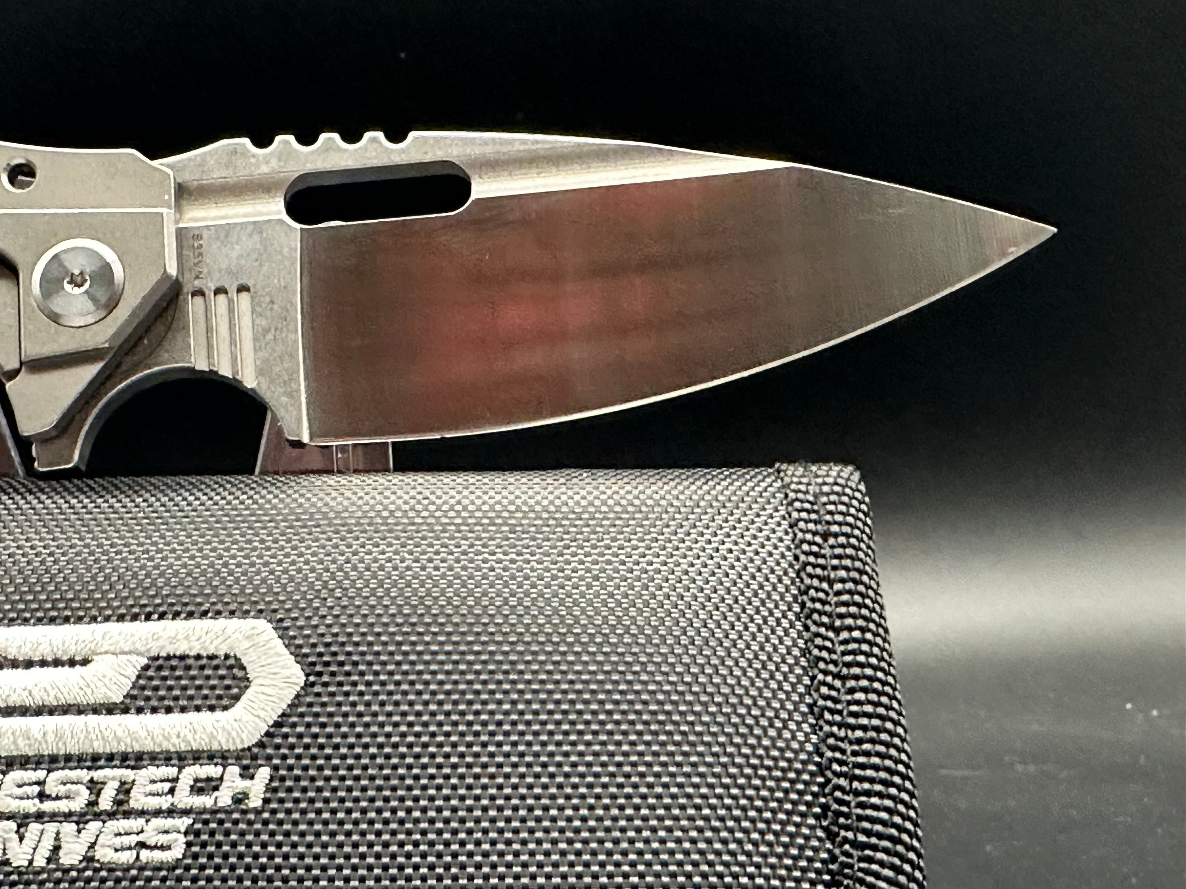 BESTECH SHODAN Folding Pocket Knife - Carbon Fiber & Titanium Handle, S35VN Satin Blade (BT1910C) - EDC, Outdoor Camping, Hunting & Survival Gear