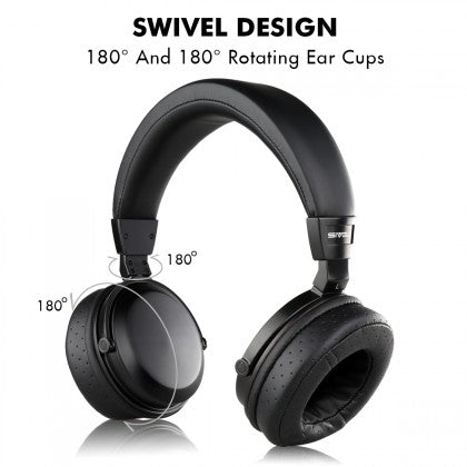Sivga SV002 Closed Back Headphones with Microphone & Controls - Premium Audio for Gaming, Music & Calls (Open Box)