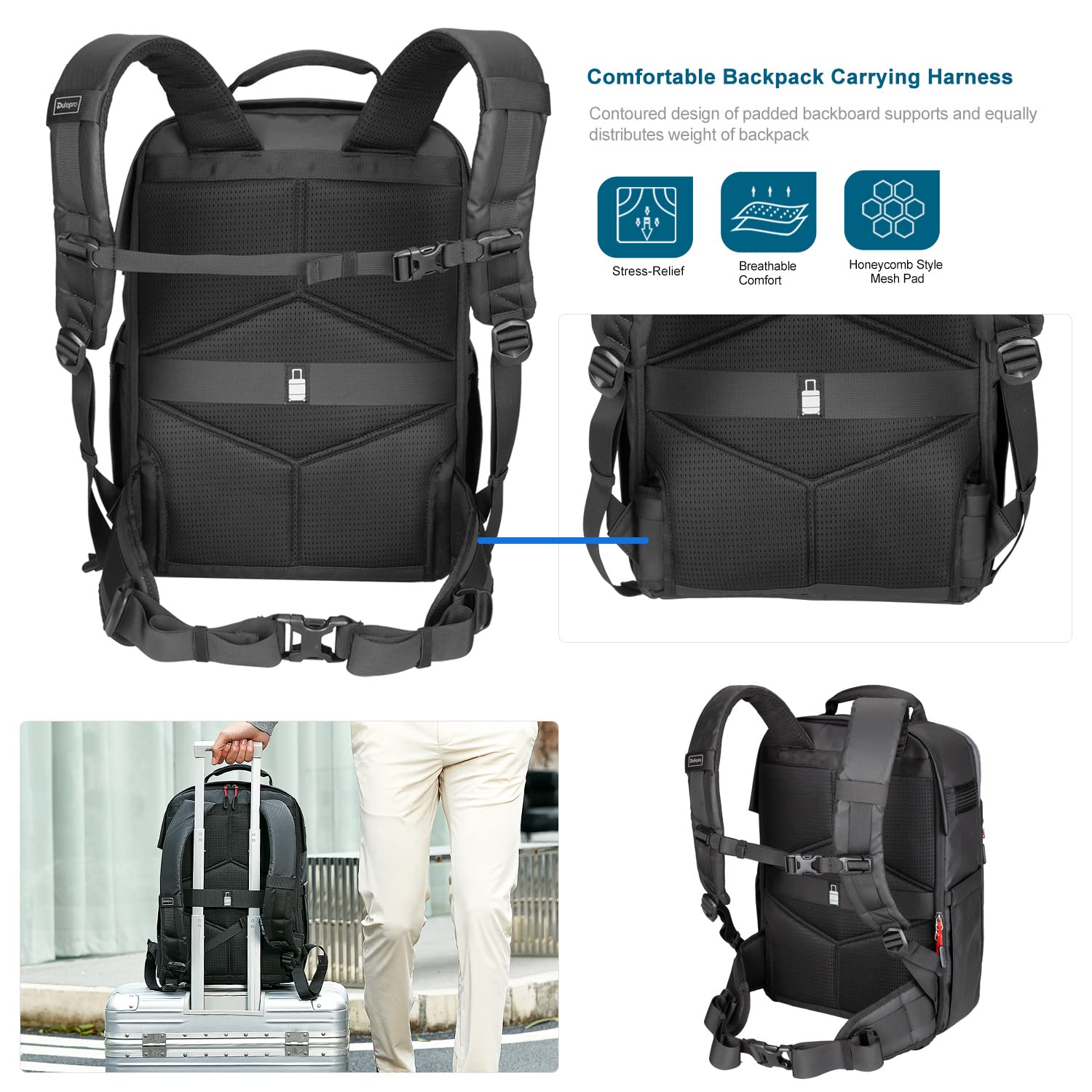 Waterproof DSLR Camera Backpack with 15-16