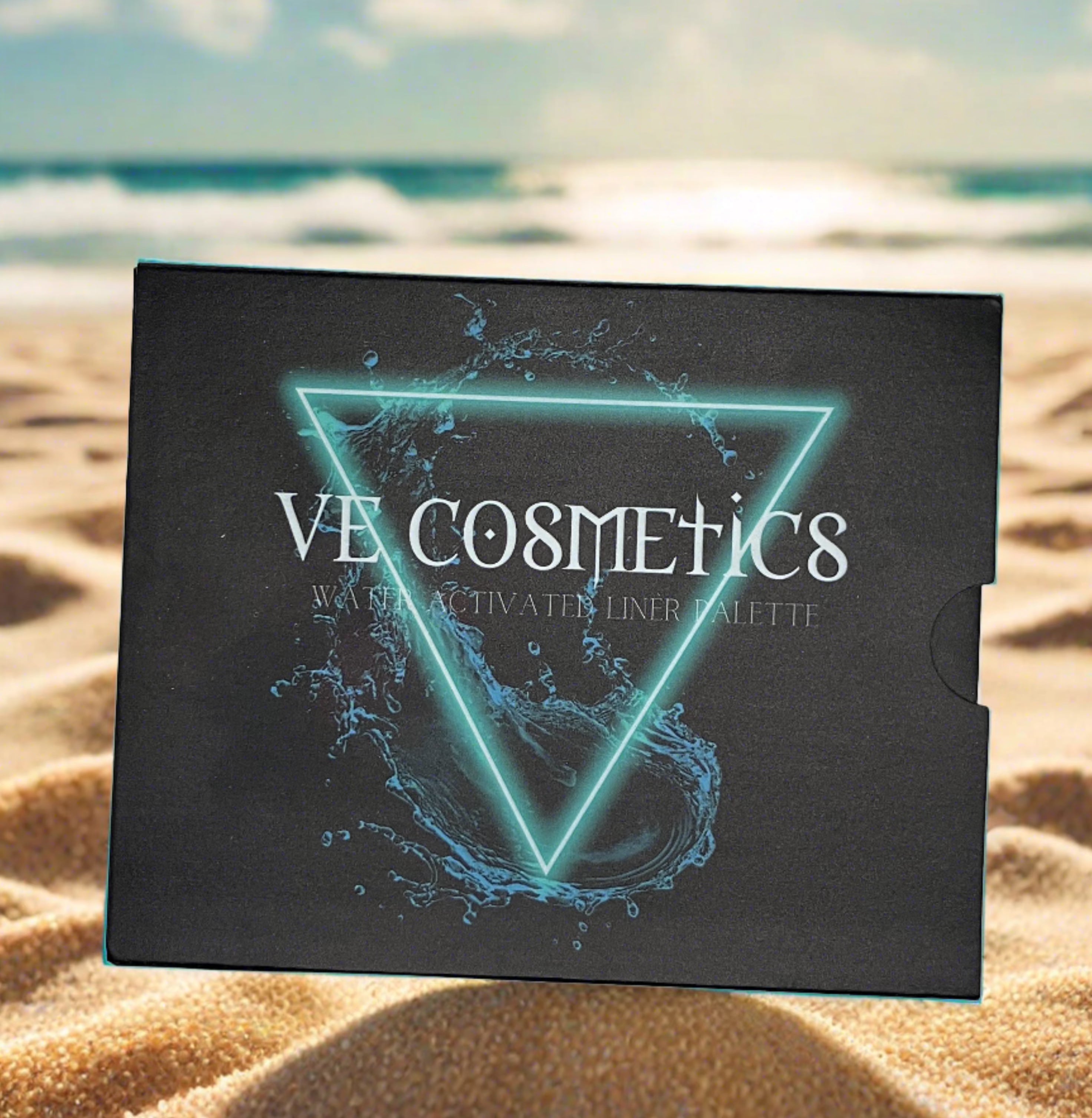 Water Activated Rainbow Eyeliner Palette - 24 Vibrant Shades for Bold & Creative Makeup Looks - Perfect for Halloween, Cosplay & Festival Makeup