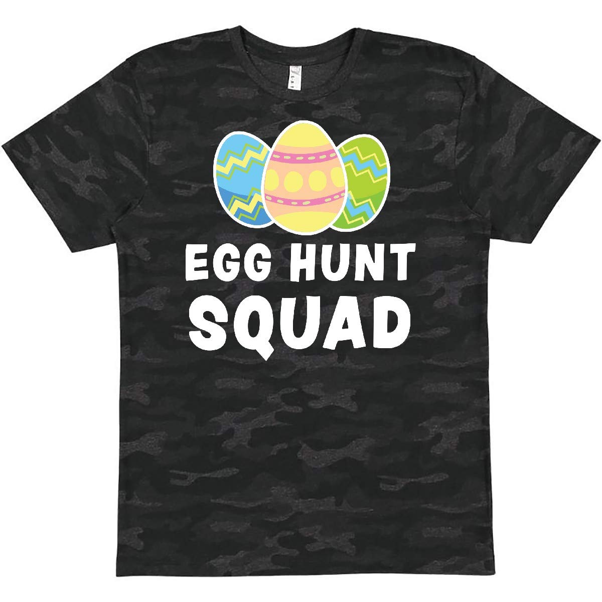 Inktastic Easter Egg Hunt Squad Graphic T-Shirt for Men & Women - Fun Easter Egg Design for Holiday Parties & Family Gatherings