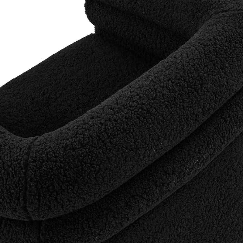 Benita 360 Degree Swivel Office Chair with Chenille Fabric & Plush Pillow - Ergonomic Desk Chair for Home Office, Gaming, and Study