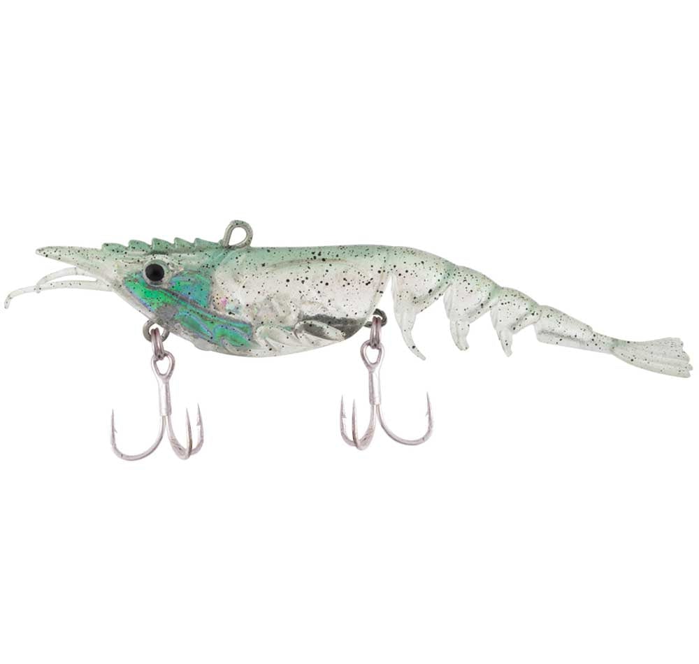 Berkley Shimma Shrimp Soft Vibe Lure 120mm - Realistic Saltwater Fishing Bait for Bass, Trout, and Redfish - Perfect for Kayak Fishing and Inshore Angling